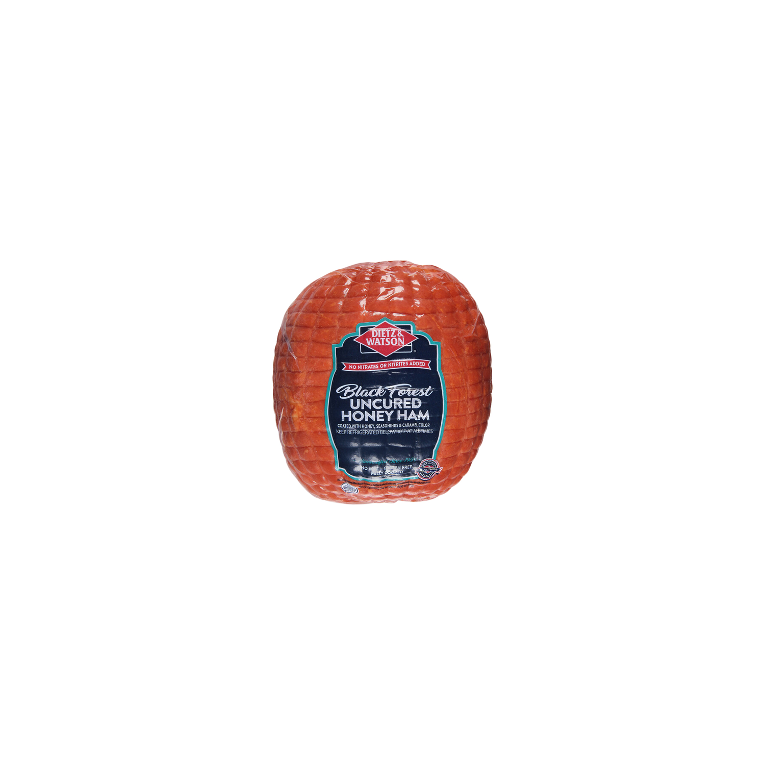 Dietz & Watson Black Forest Uncured Honey Ham - 1 Each