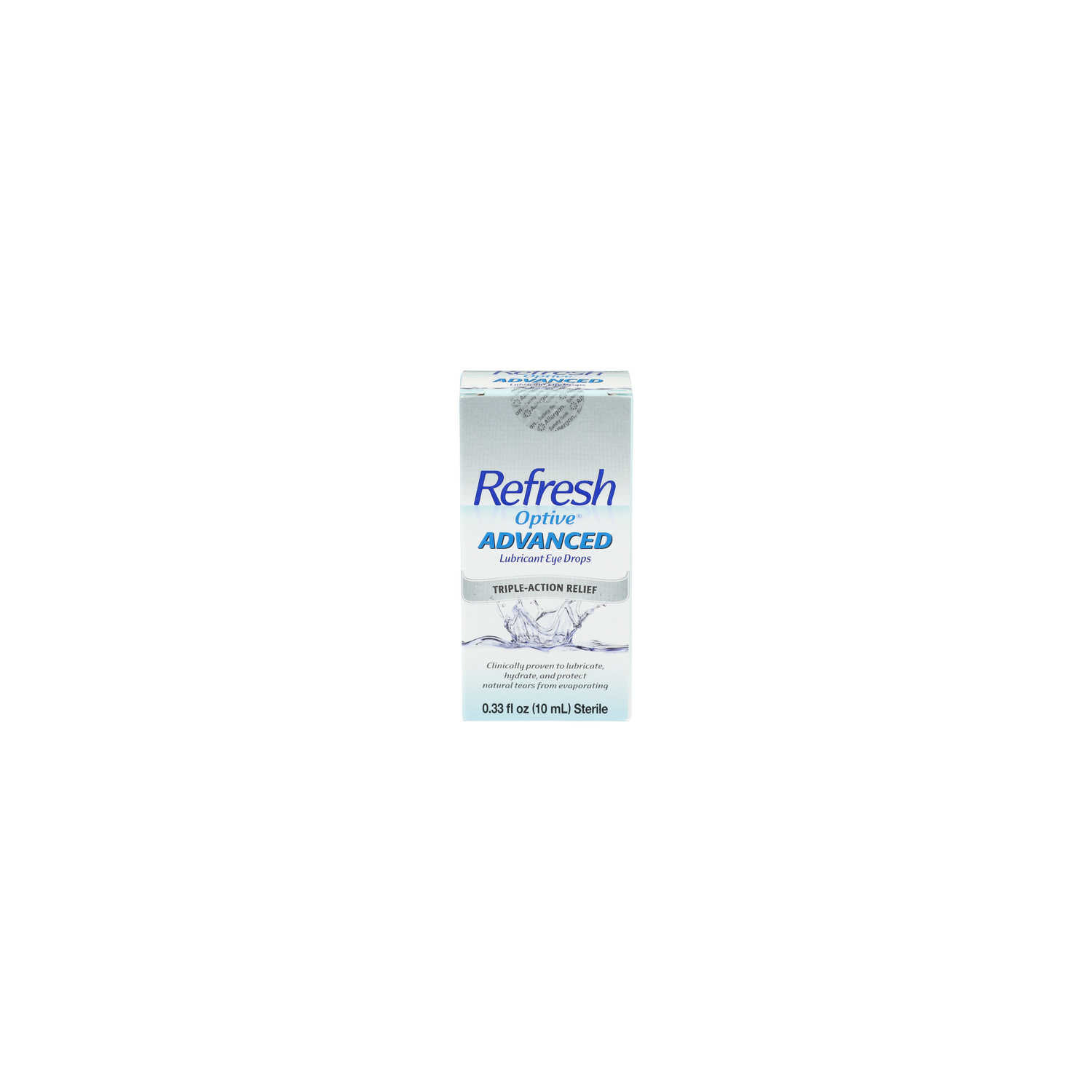 Refresh Optive Advanced Triple-Action Reflief Lubricant Eye Drops - 0.33  Fluid Ounce - Brookshire's