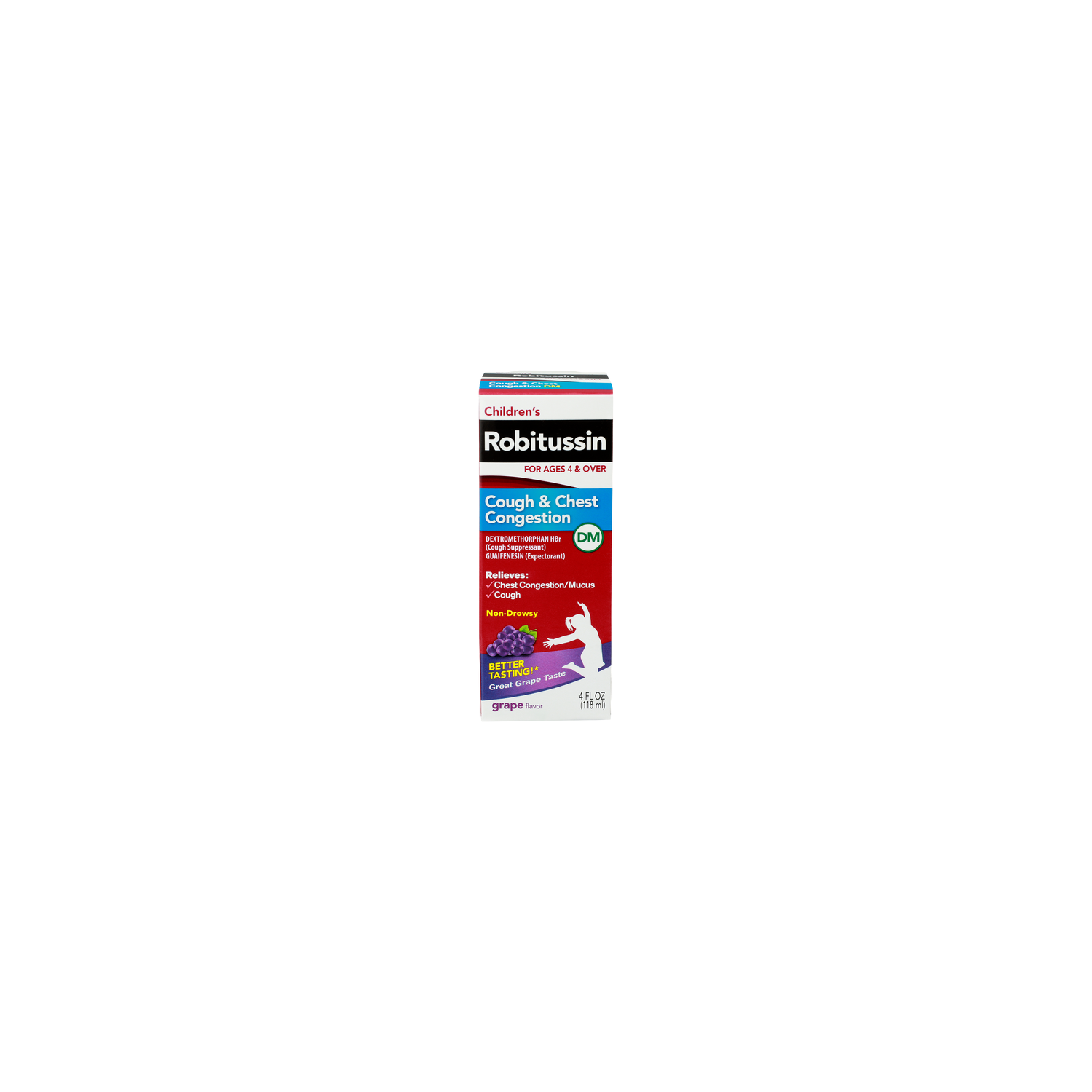 Robitussin Grape Flavor Cough & Chest Congestion - 4 Fluid Ounce Image 1 of 4