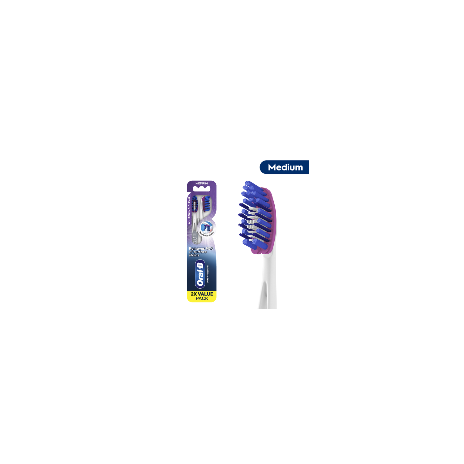 Oral-B Medium Pro-Flex Stain Eraser - 2 Count Image 1 of 2