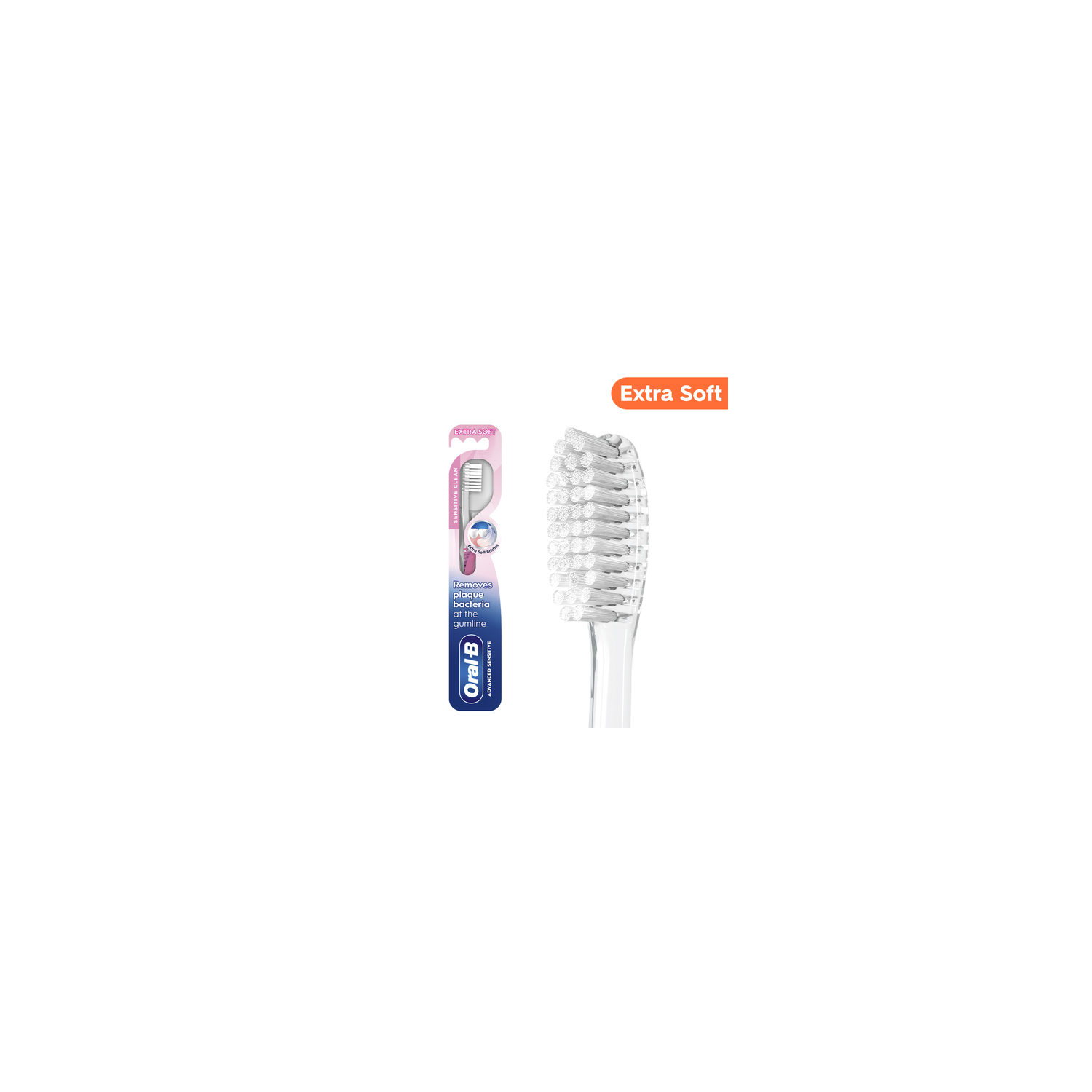 Oral-B Extra Soft Advanced Sensitive Toothbrushes - 1 Count Image 1 of 2