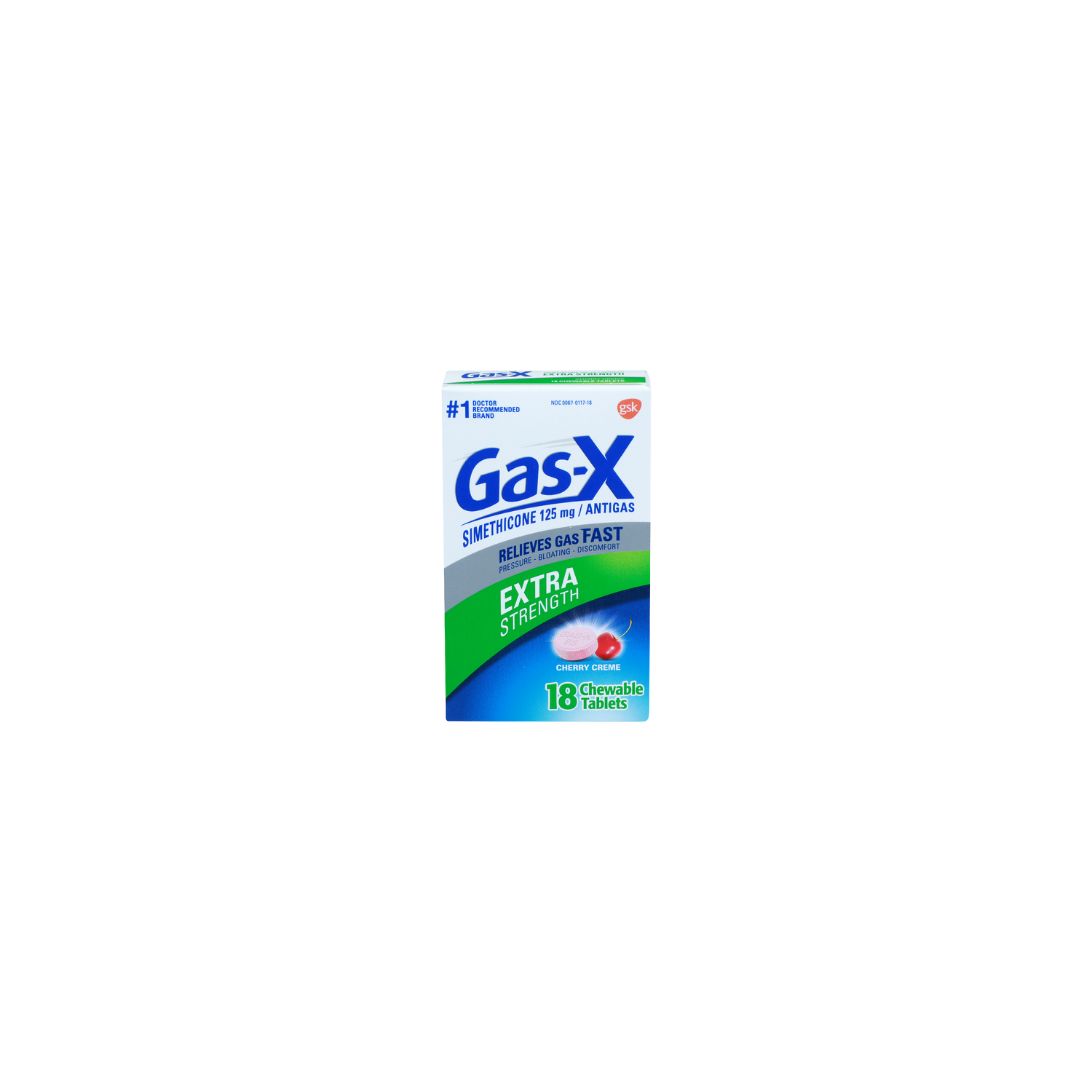GAS-X Cherry Creme Extra Strength Antigas - 18 Count Image 1 of 2