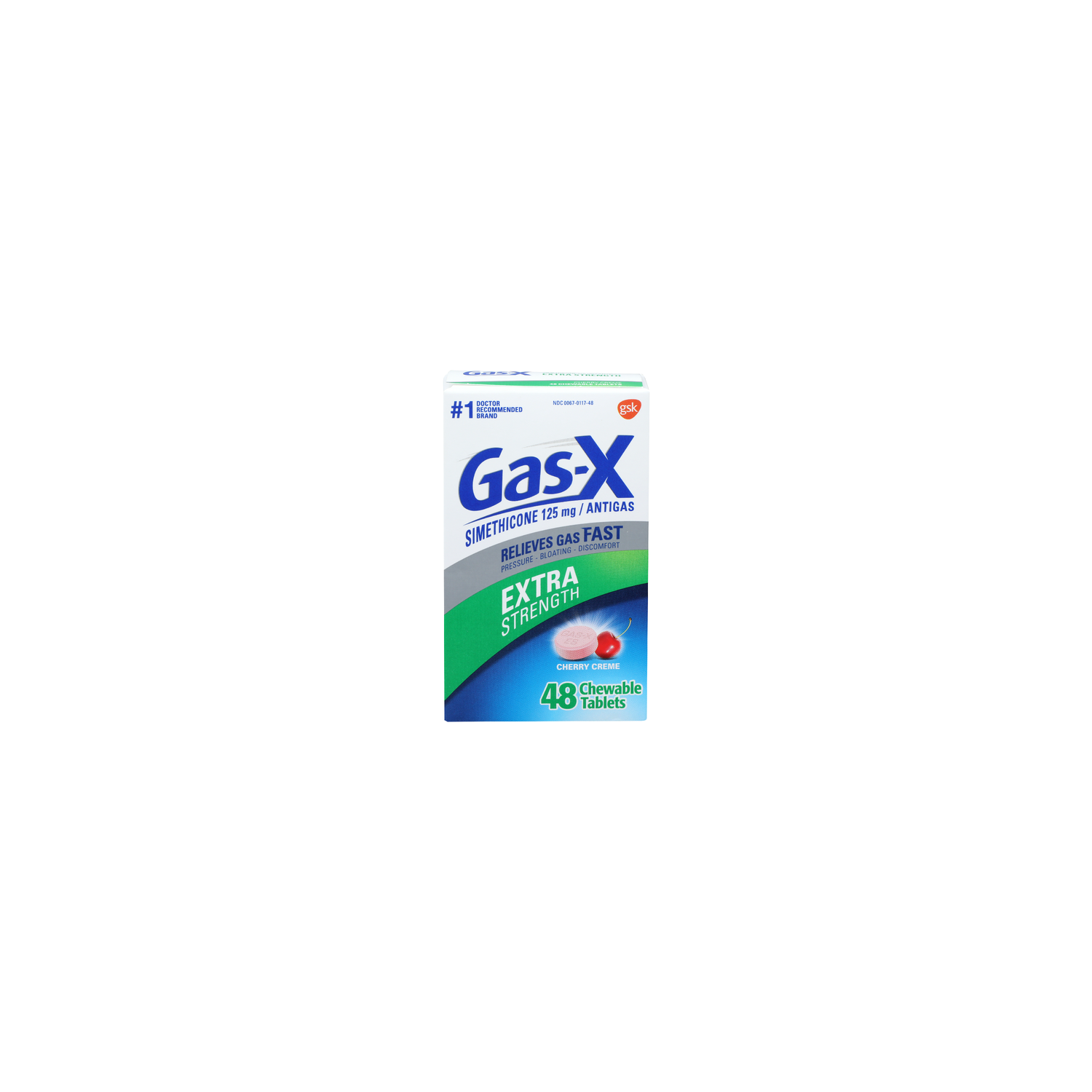 GAS-X Cherry Creme Simethicone Antigas - 48 Count Image 1 of 2