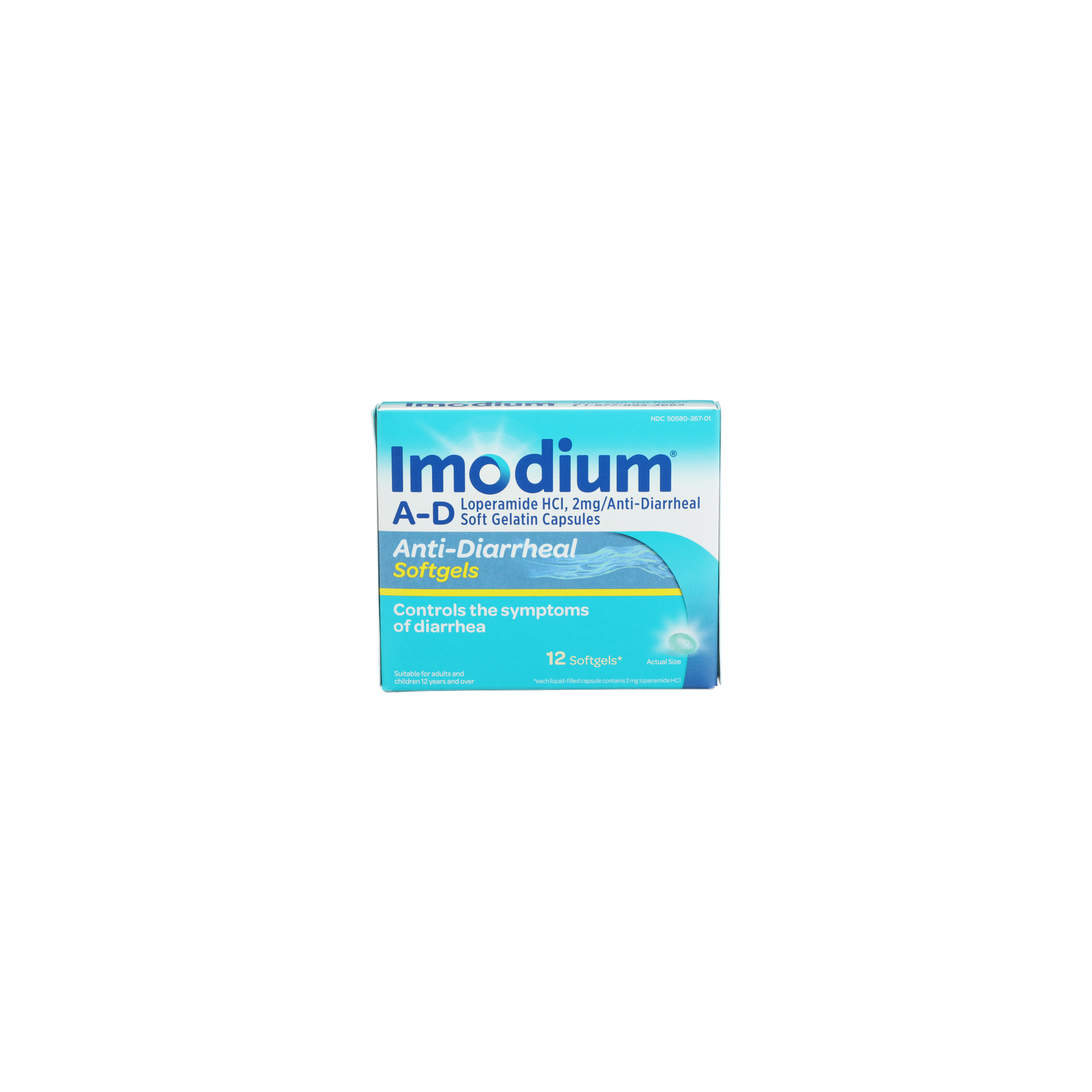IMODIUM A-D Anti-Diarrheal - 12 Count Image 1 of 2