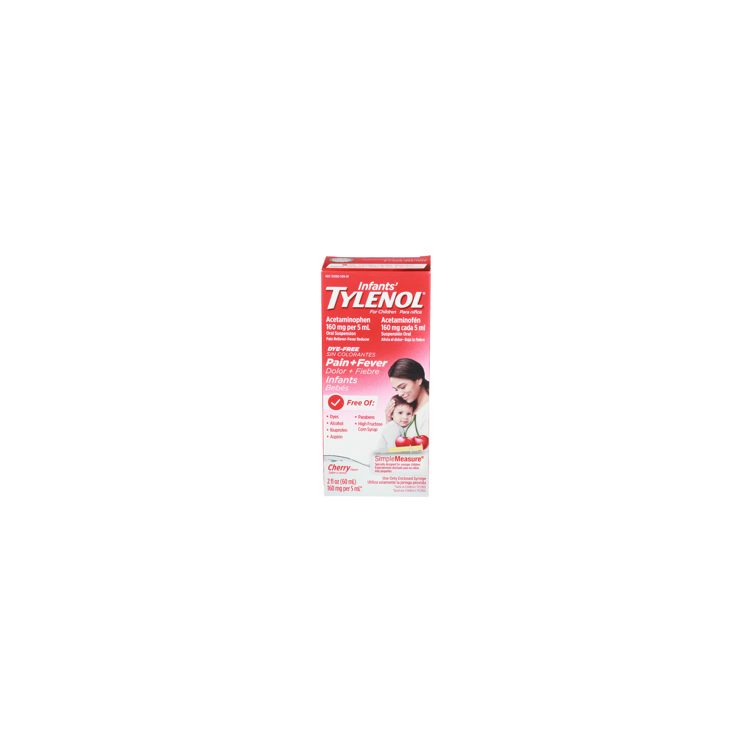 Tylenol Cherry Flavor Infants' - 2 Fluid Ounce Image 1 of 4