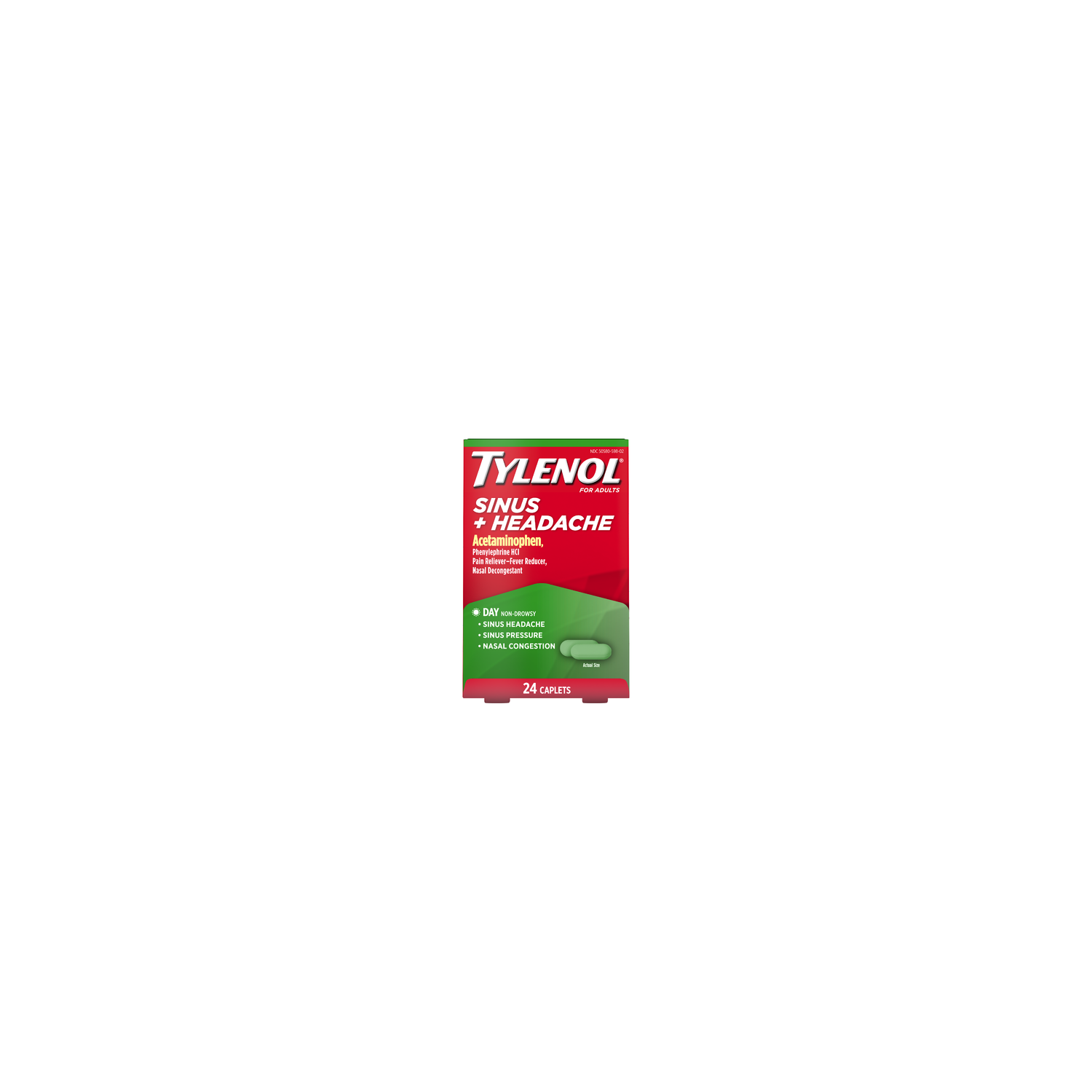 Tylenol Sinus + Headache - 24 Count Image 1 of 2