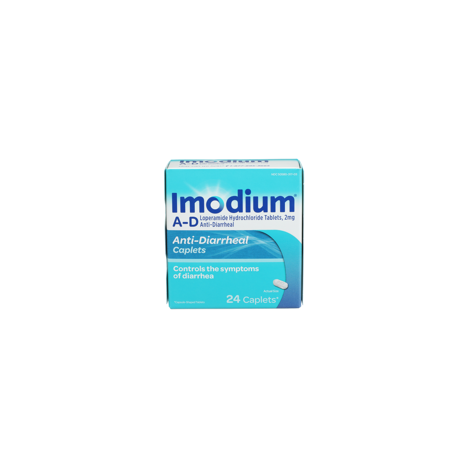 IMODIUM A-D Anti-Diarrheal Caplets - 24 Count Image 1 of 4
