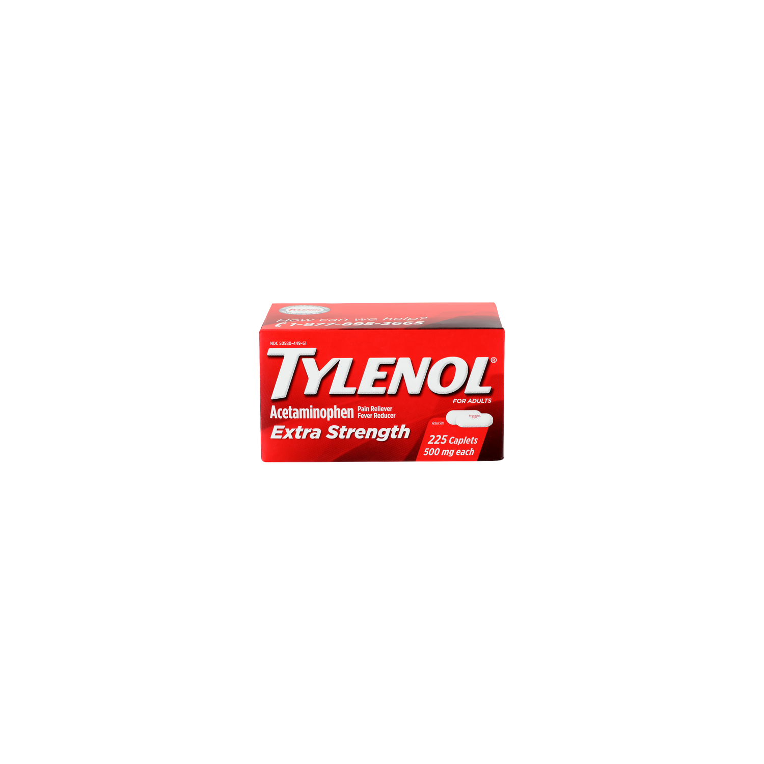 Tylenol Pain Reliever Fever Reducer - 225 Count Image 1 of 4