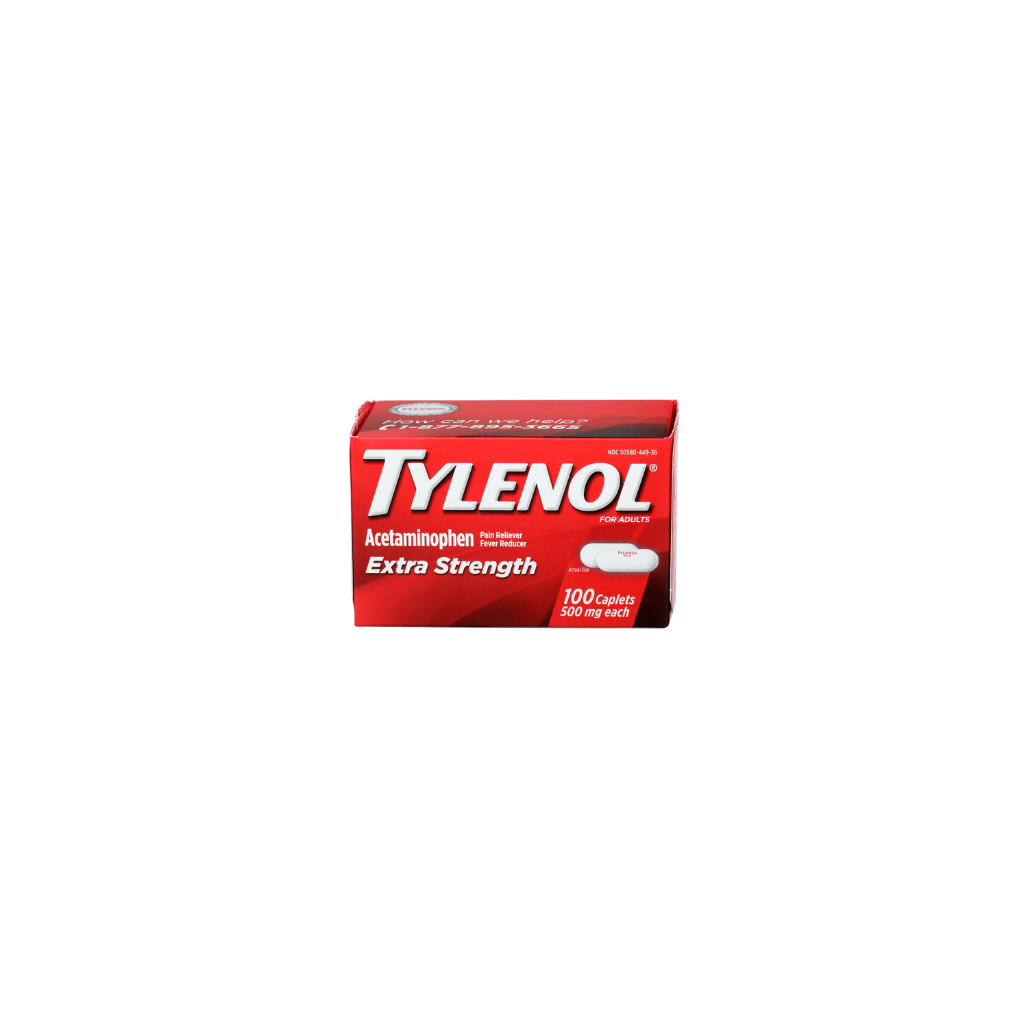 Tylenol Acetaminophen - 100 Count Image 1 of 4