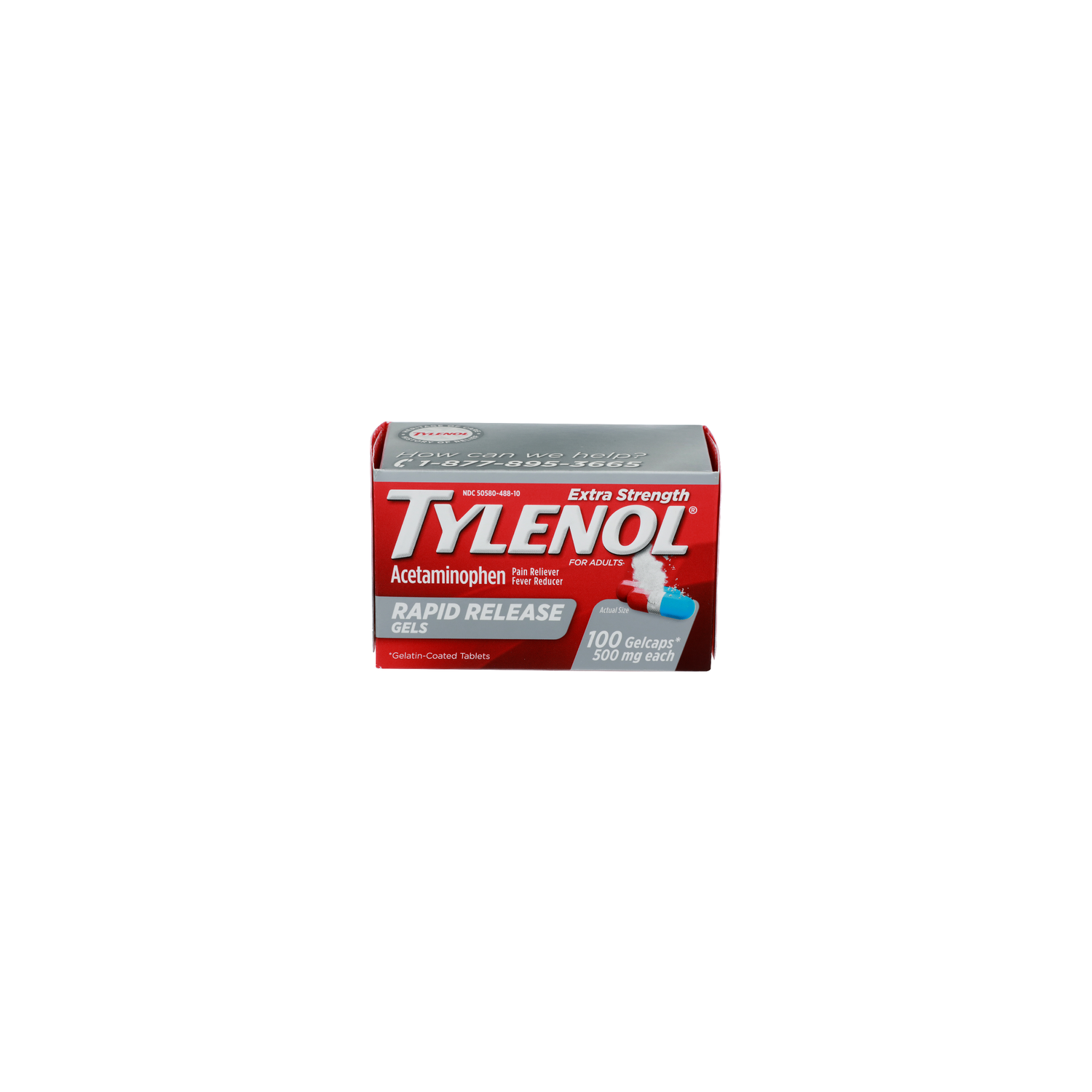 Tylenol Extra Strength Pain Reliever Fever Reducer - 100 Count Image 1 of 4
