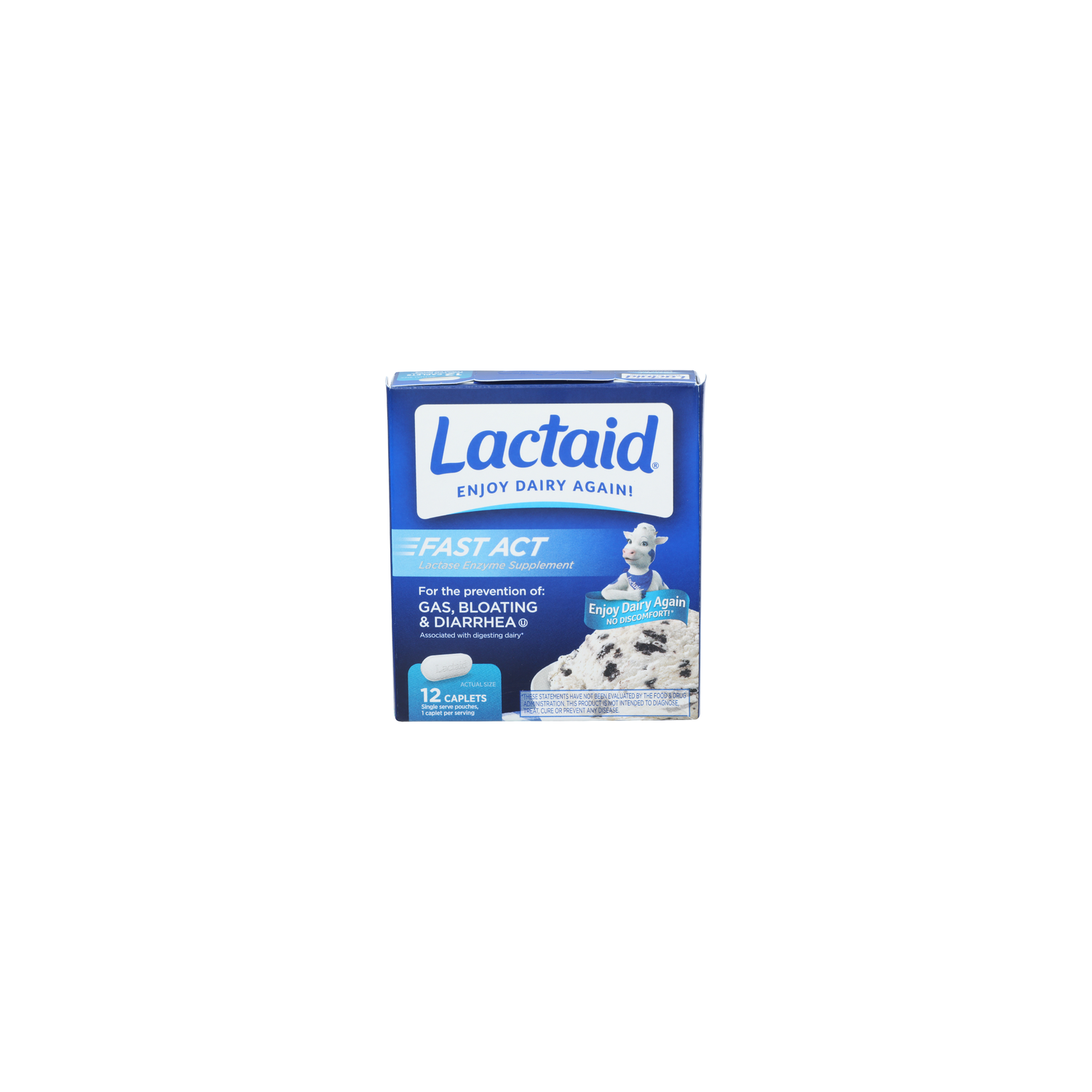 Lactaid Fast Act Lactase Enzyme Supplement - 12 Count Image 1 of 2