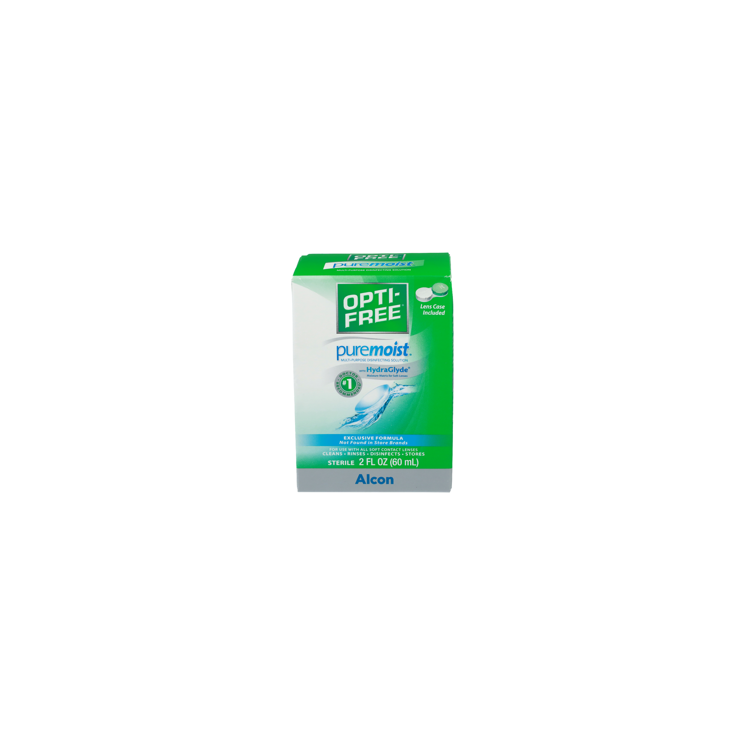 OPTI-FREE With Hydraglyde Puremoist Multi-Purpose Disinfecting Solution - 2 Fluid Ounce Image 1 of 3