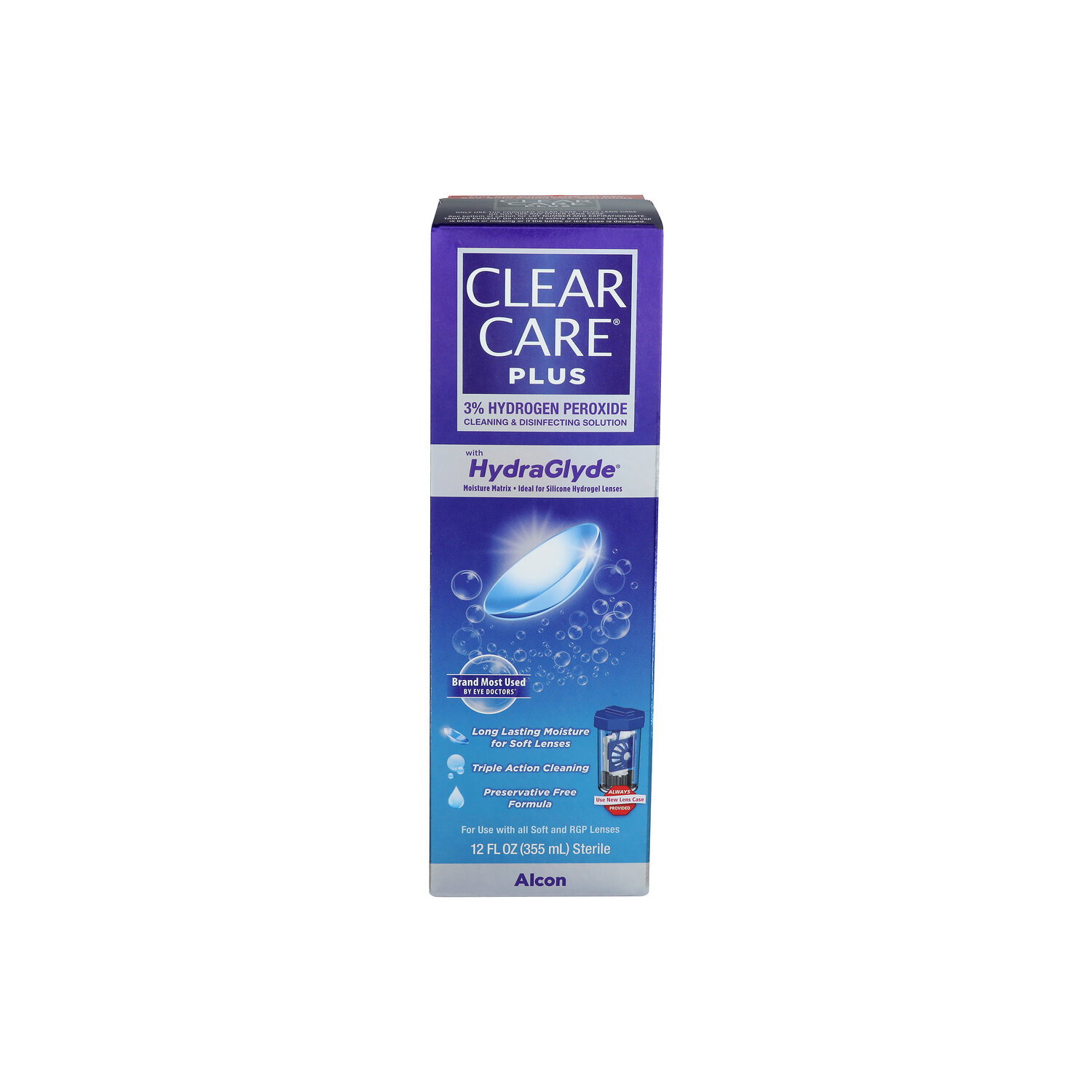 Clear Care Plus Sterile Cleaning & Disinfecting Solution - 12 Fluid Ounce Image 1 of 3