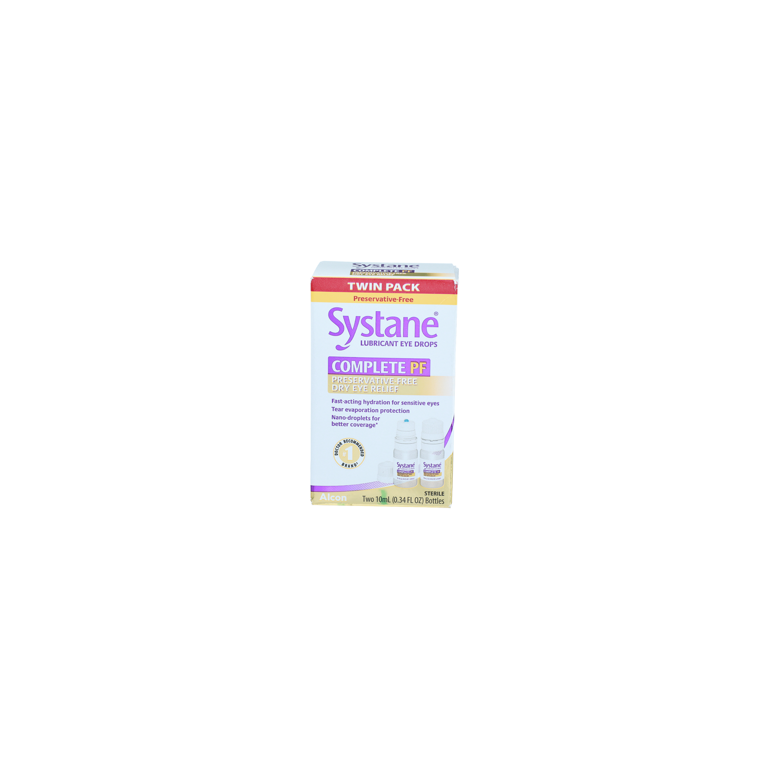 Systane Lubricant Eye Drops - 0.34 Fluid Ounce - 2 Count Image 1 of 2