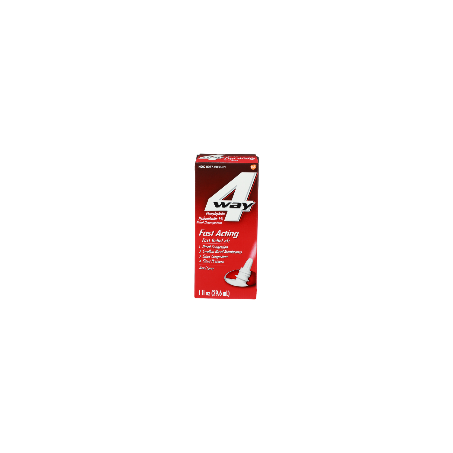 4 Way Nastal Decongestant Nasal Spray - 1 Fluid Ounce Image 1 of 2
