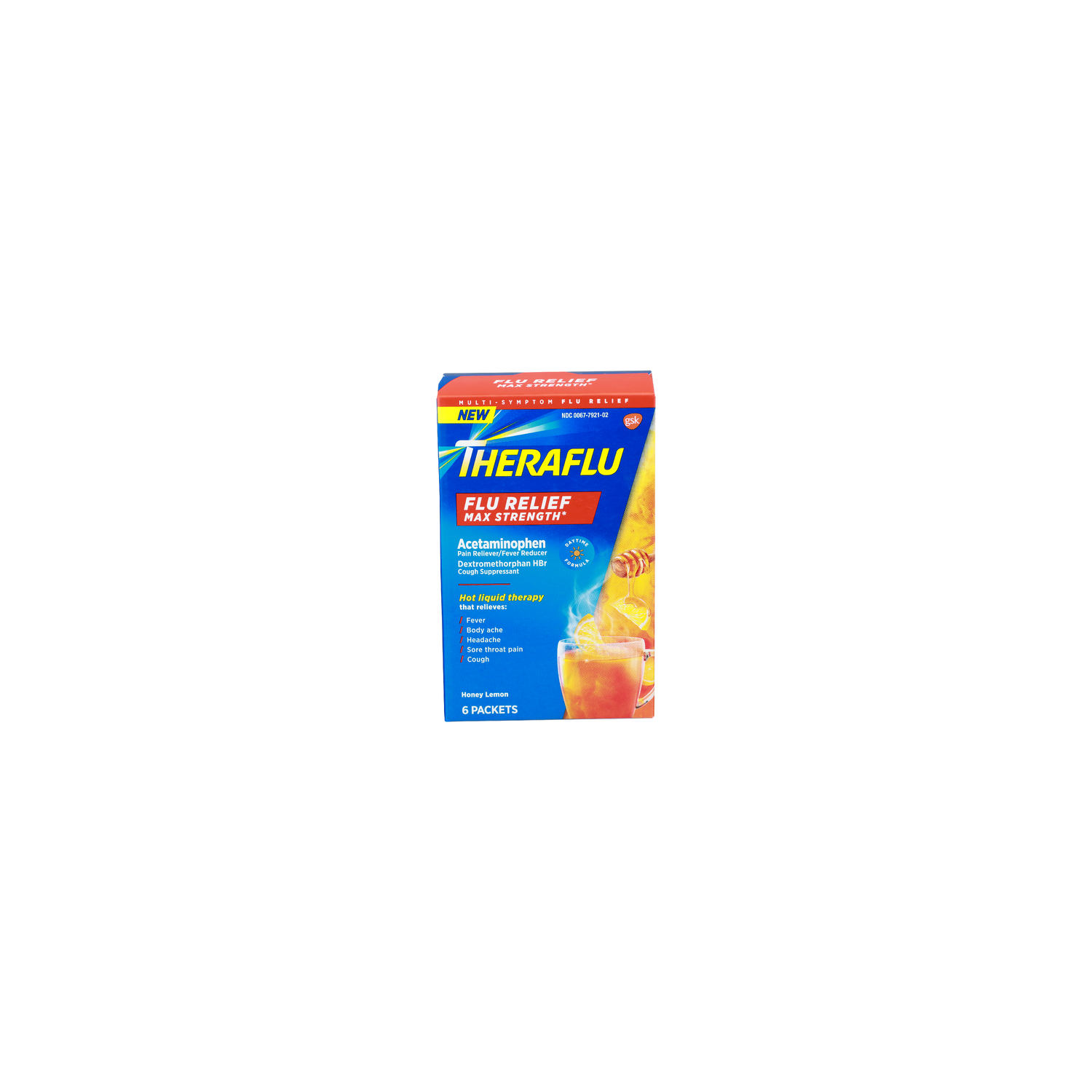 Theraflu Honey Lemon Acetaminophen - 6 Count Image 1 of 4