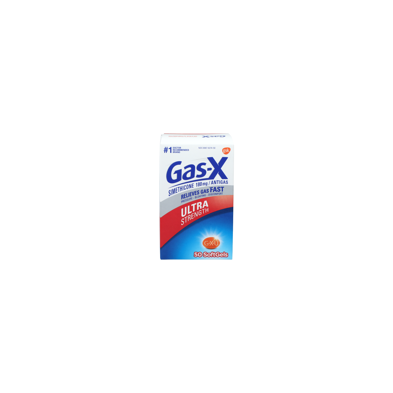 GAS-X Ultra Strength Simethicone Antigas - 50 Count Image 1 of 2
