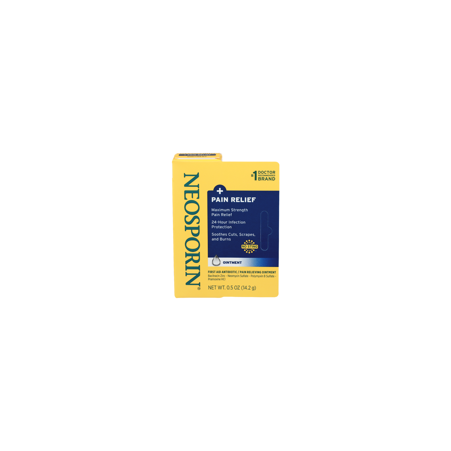 Neosporin Pain Reflief First Aid Antibioticpain Relieving Ointment - 0.5 Ounce Image 1 of 2