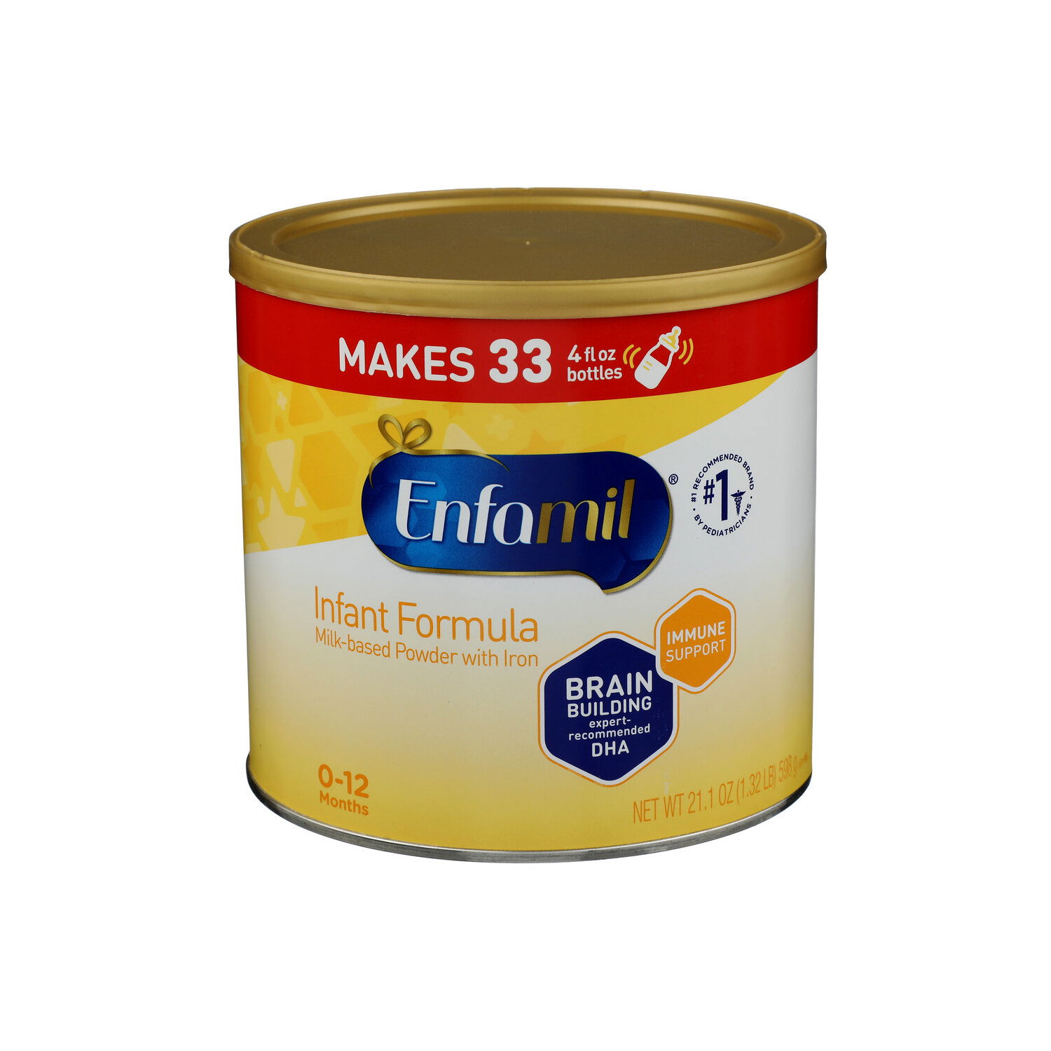 Enfamil Infant Formula, Milk-Based Powder With Iron - 21.1