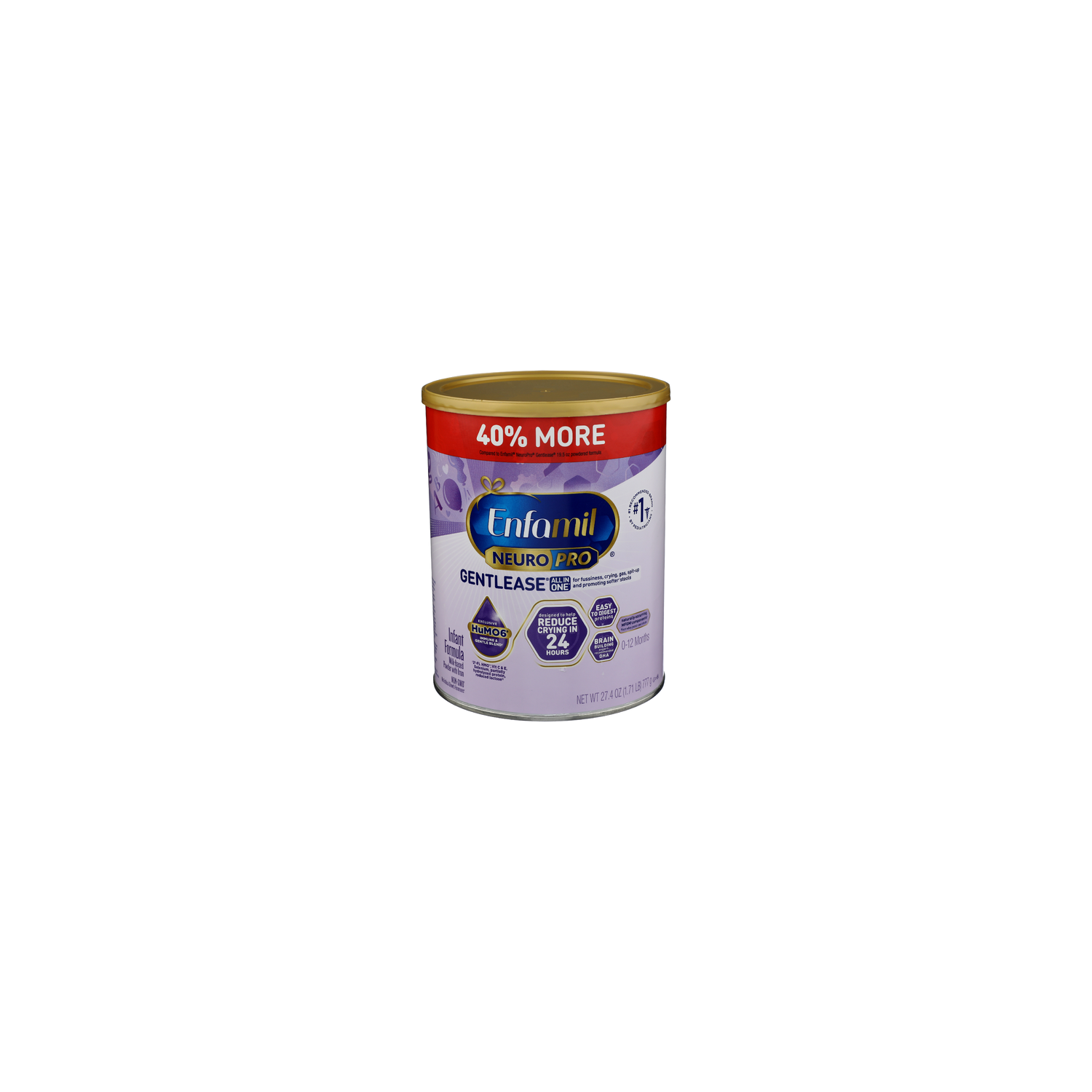 Enfamil Neuro Pro Infant Formula, Milk-Based Powder With Iron Gentlease - 27.4 Ounce Image 1 of 4
