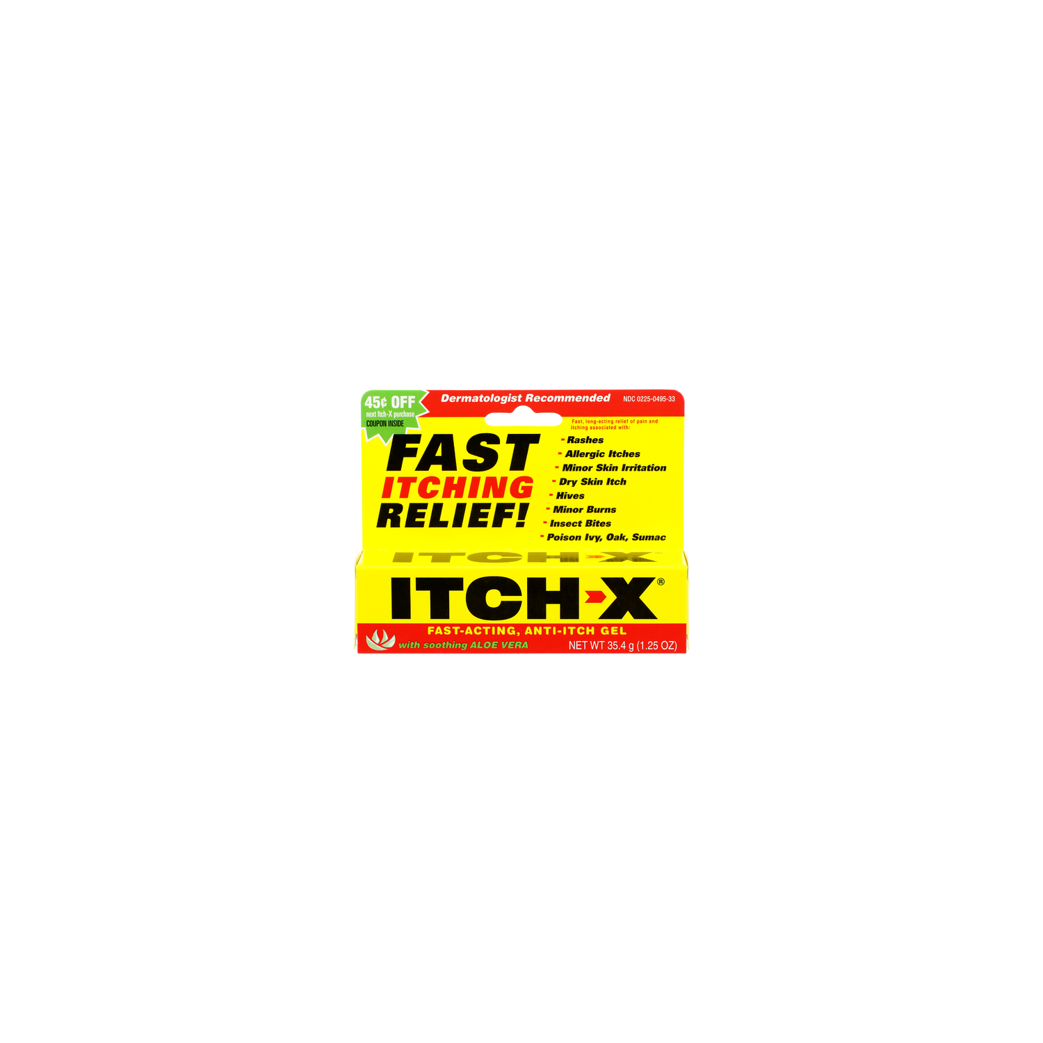 ITCH-X Fast-Acting, Anti-Itch Gel - 1.25 Ounce Image 1 of 2