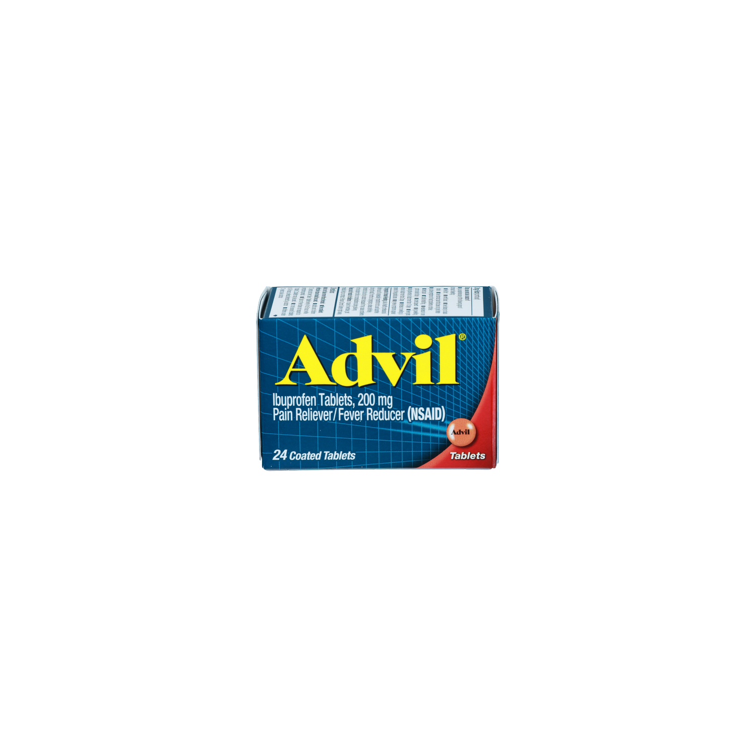 Advil Pain Reliever Fever Reducer Nsaid Ibuprofen Tablets, Relieverfever - 24 Count Image 1 of 4