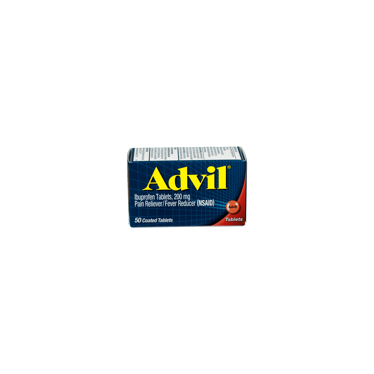Advil Ibuprofen Tablets, Tablets - 50 Count Image 1 of 4
