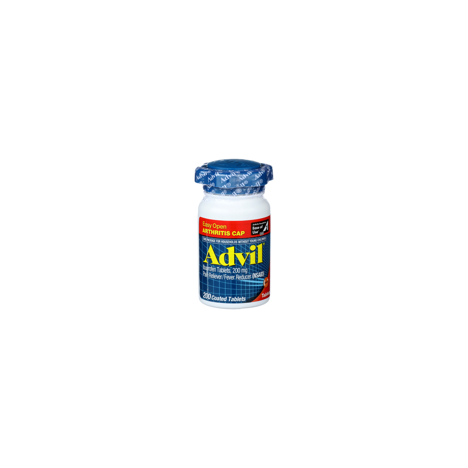 Advil Tablets Pain Relieverfever Reducer Nsaid - 200 Count Image 1 of 4