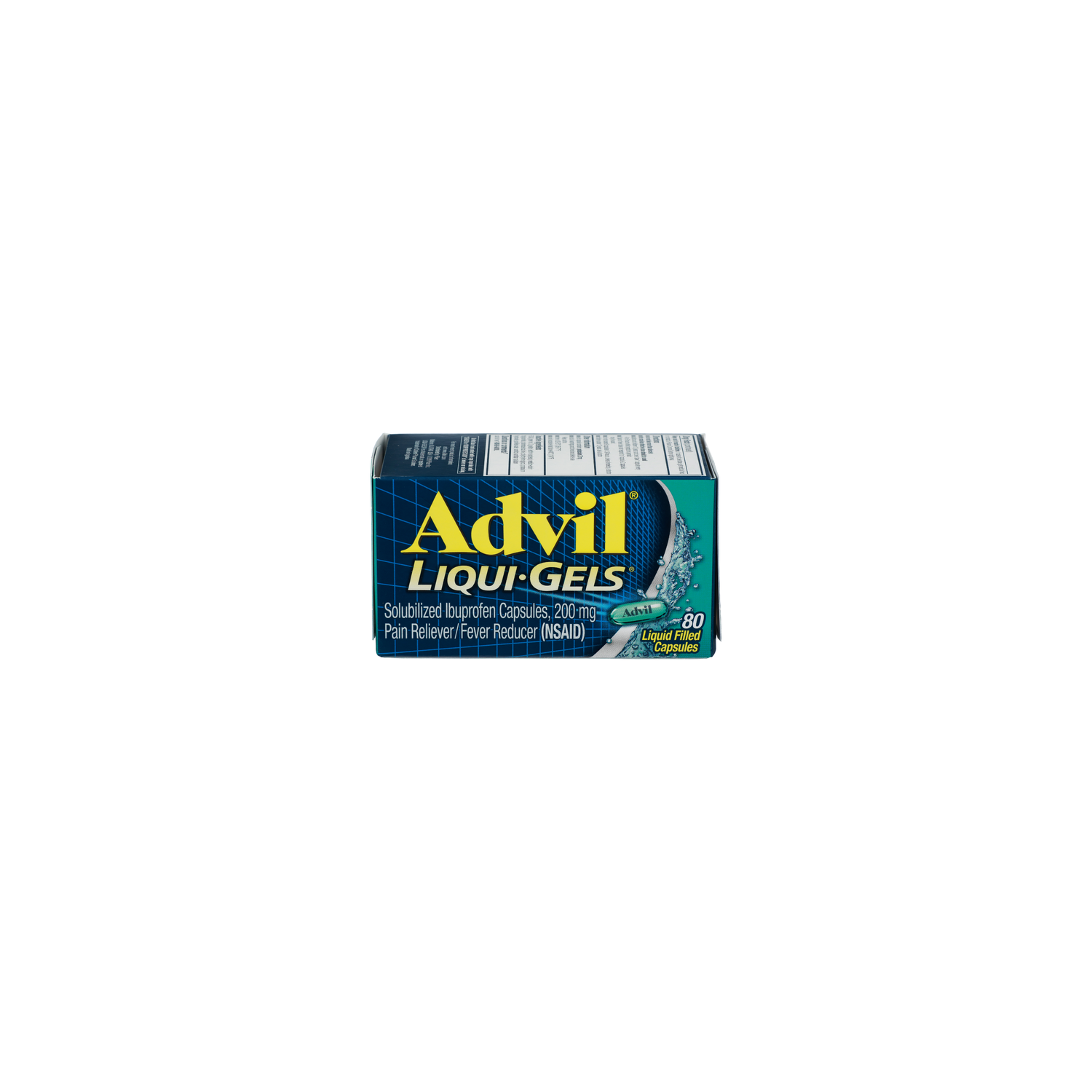 Advil Liquigels Solubilized Ibuprofen Capsules, Liquigels - 80 Count Image 1 of 4