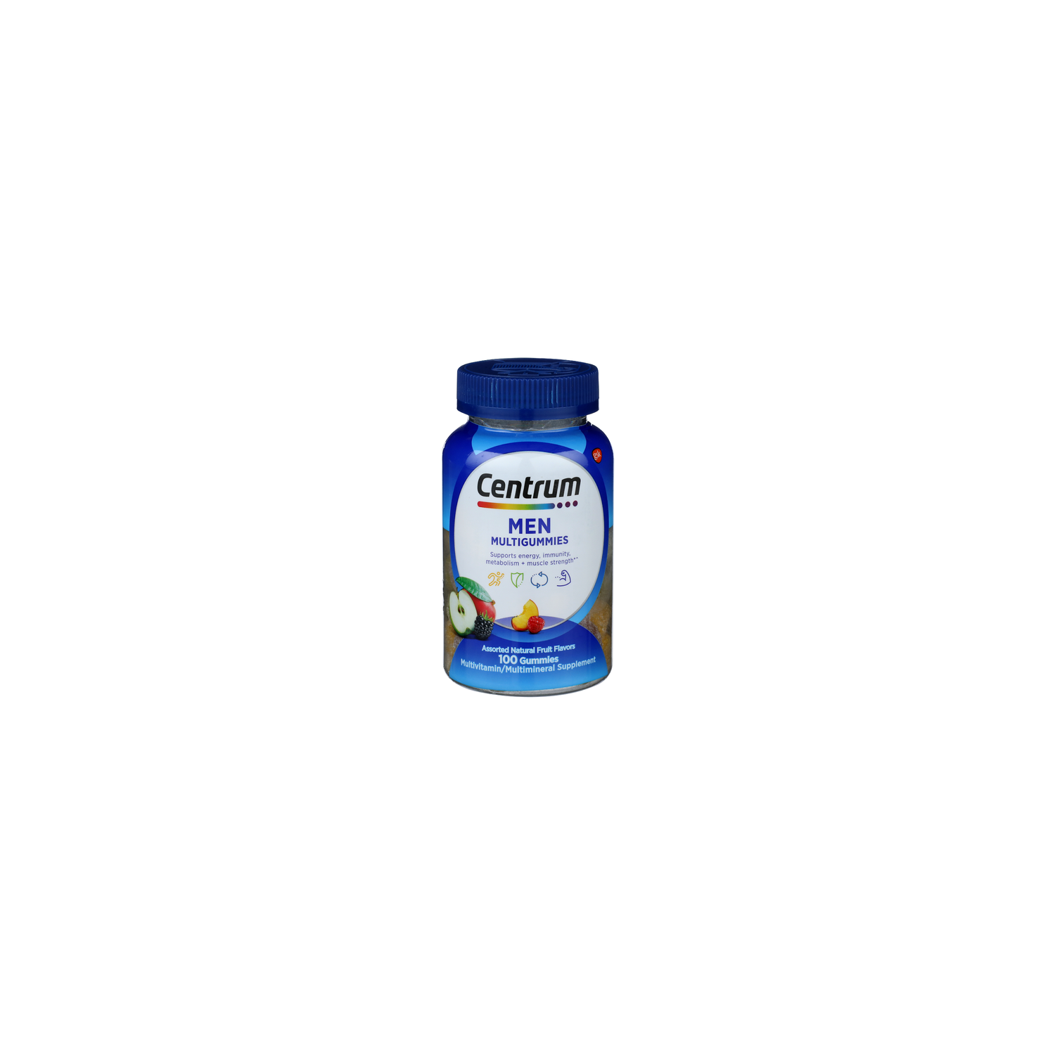 Centrum Assorted Natural Fruit Flavors Men Multigummies - 100 Count Image 1 of 4