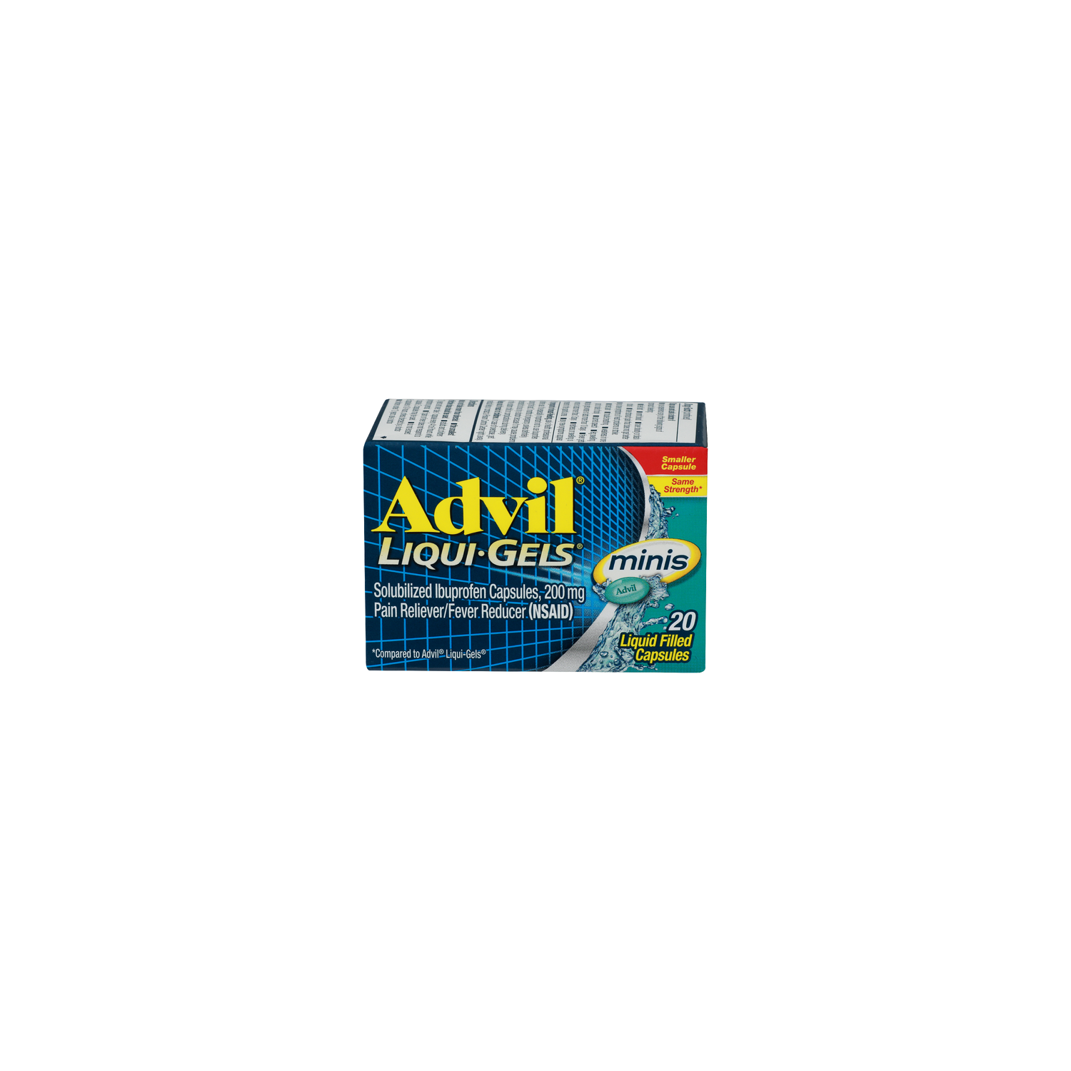 Advil Minis Liquigels Pain Reliever Fever Reducer Nsaid - 20 Count Image 1 of 4