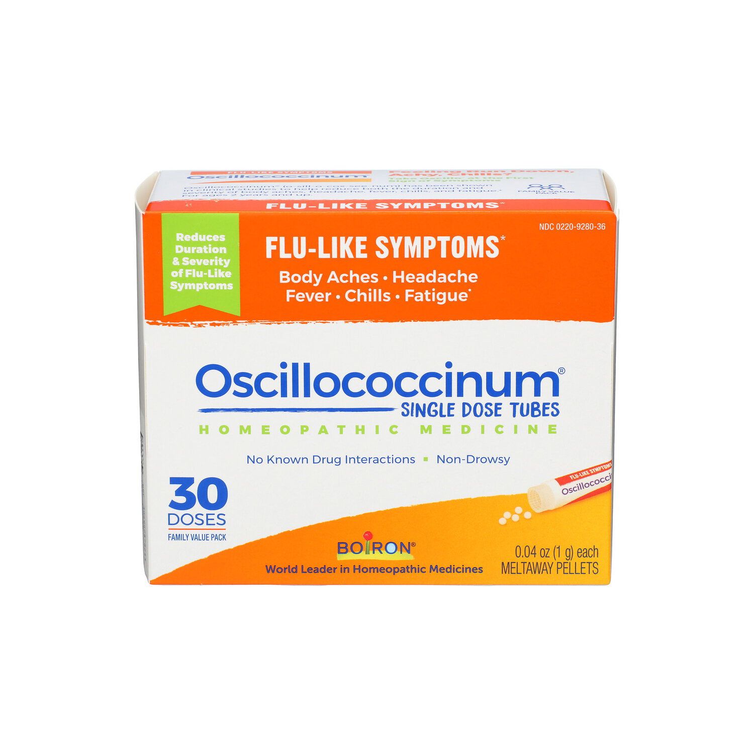 Boiron Homeopathic Medicine Oscillococcinum - 0.04 Ounce - 30 Count Image 1 of 2