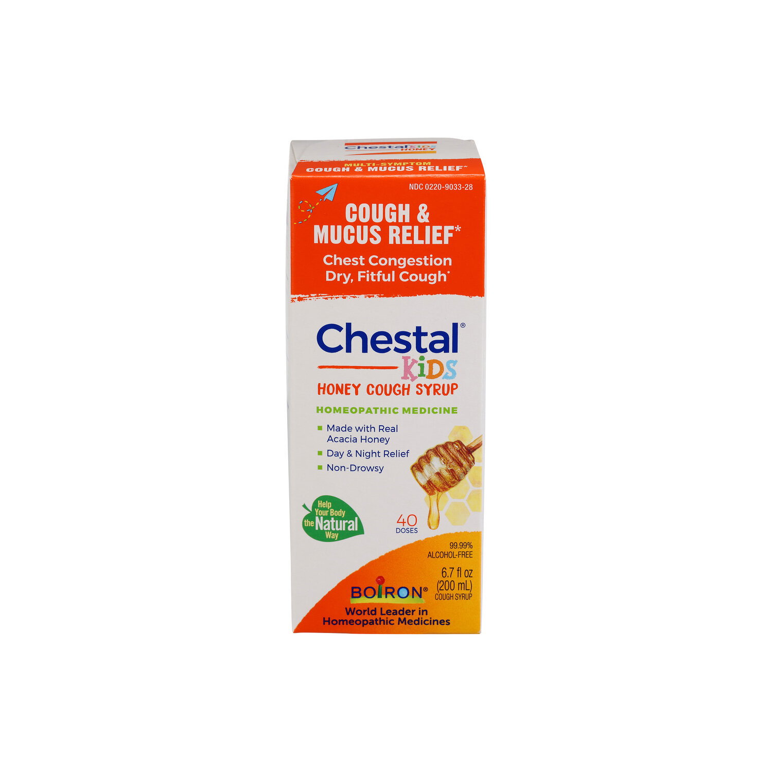 Boiron Chestal Kids Honey Cough & Chest Congestion Syrup - 6.7 Fluid Ounce Image 1 of 4