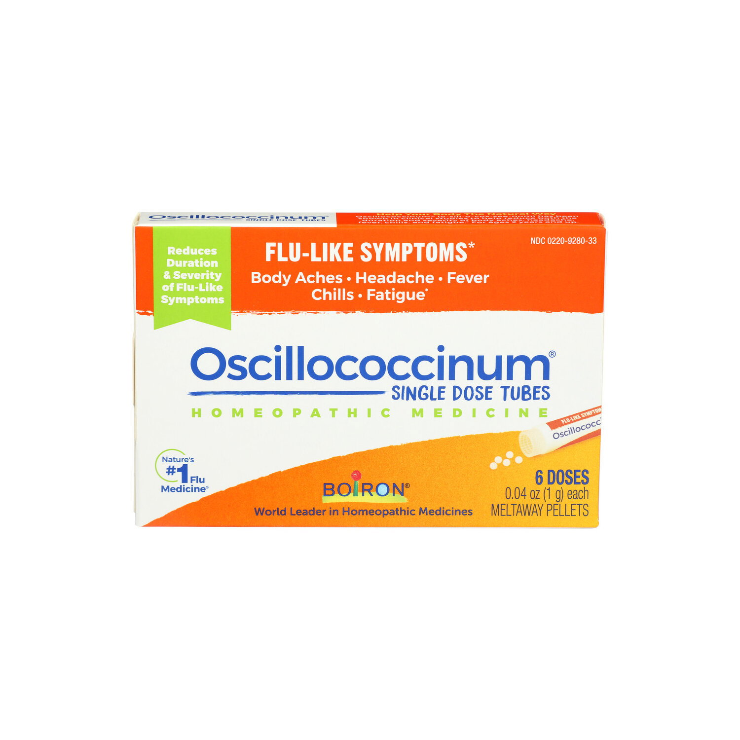 Boiron Pellets Oscillococcinum - 0.04 Ounce - 6 Count Image 1 of 3