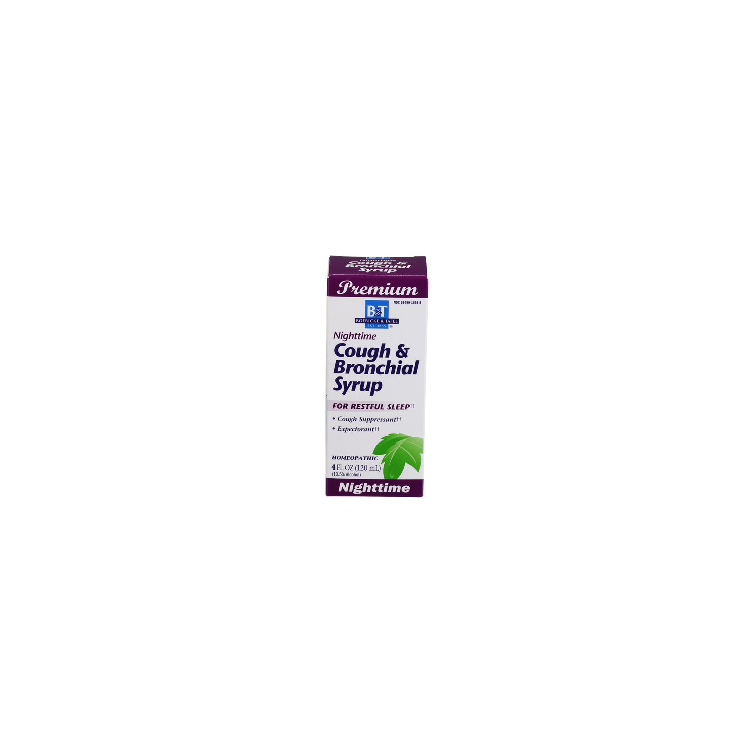 BOERICKE & TAFEL Nighttime Cough Bronchial Syrup Immune - 4 Fluid Ounce Image 1 of 4