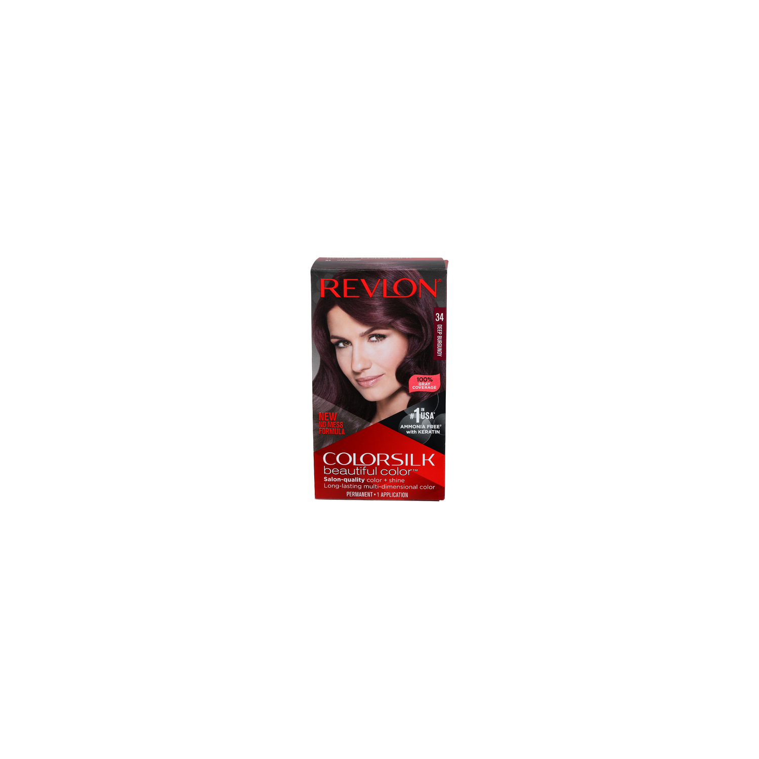 Revlon Colorsilk Beautiful Color 34 Deep Burgundy - 4.4 Fluid Ounce Image 1 of 3