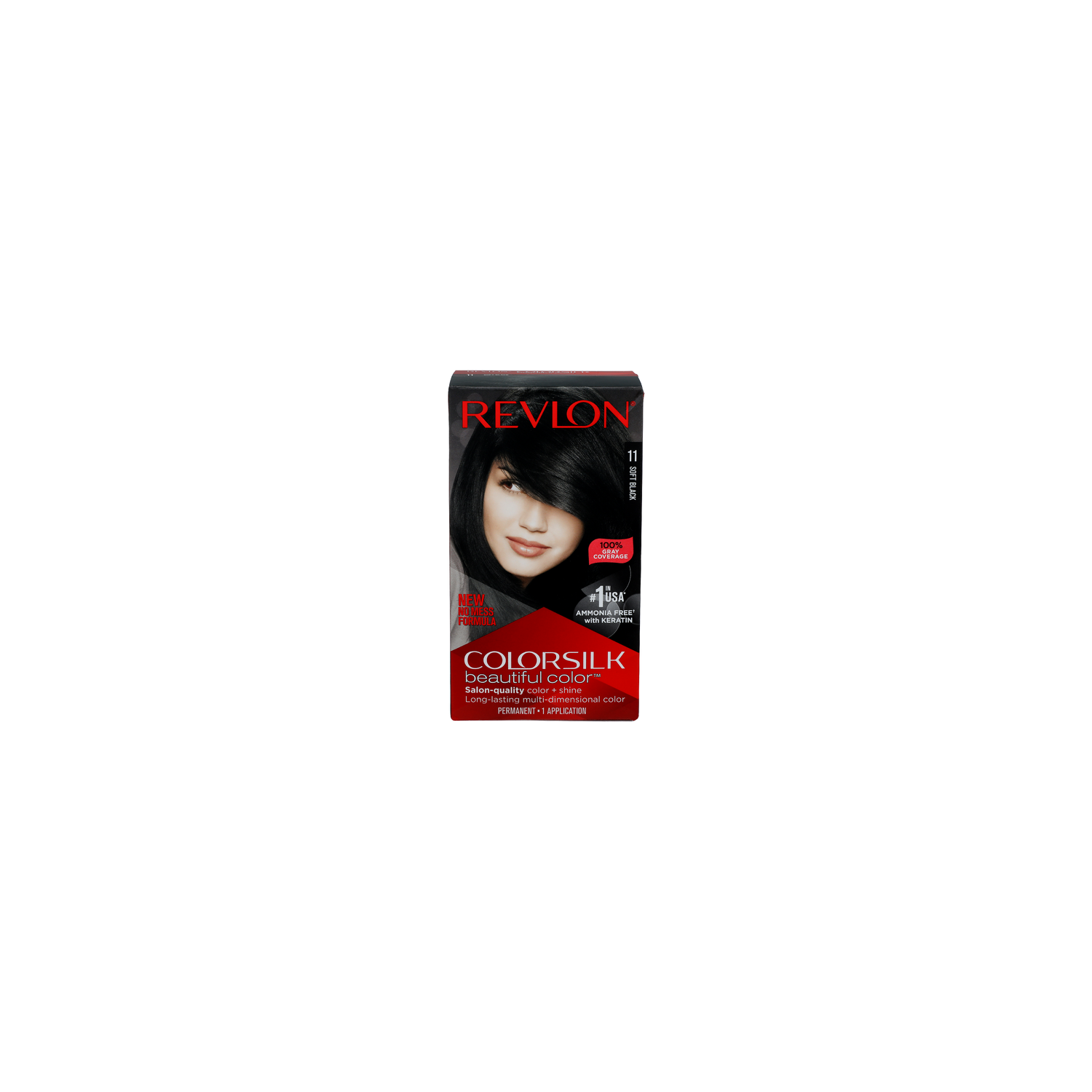 Revlon Colorsilk Beautiful Color 11 Soft Black - 1 Count Image 1 of 3