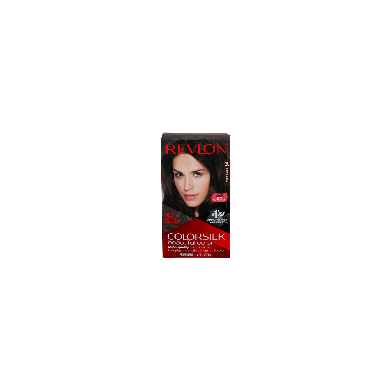 Revlon Colorsilk Beautiful Color 20 Brown Black - 1 Count Image 1 of 3