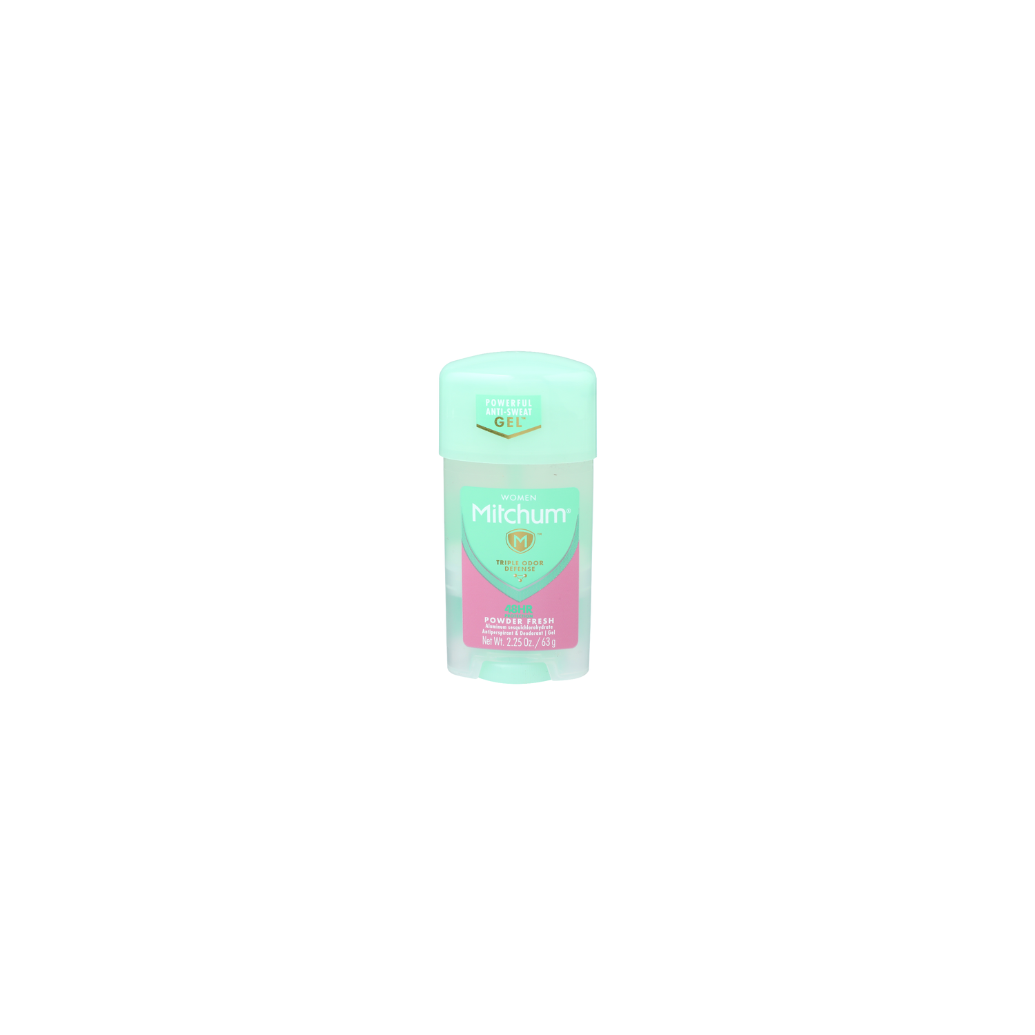 Mitchum Powder Fresh Triple Odor Defense Aluminum Sesquichlorohydrate Antiperspirant & Deodorant Gel - 2.25 Ounce Image 1 of 2