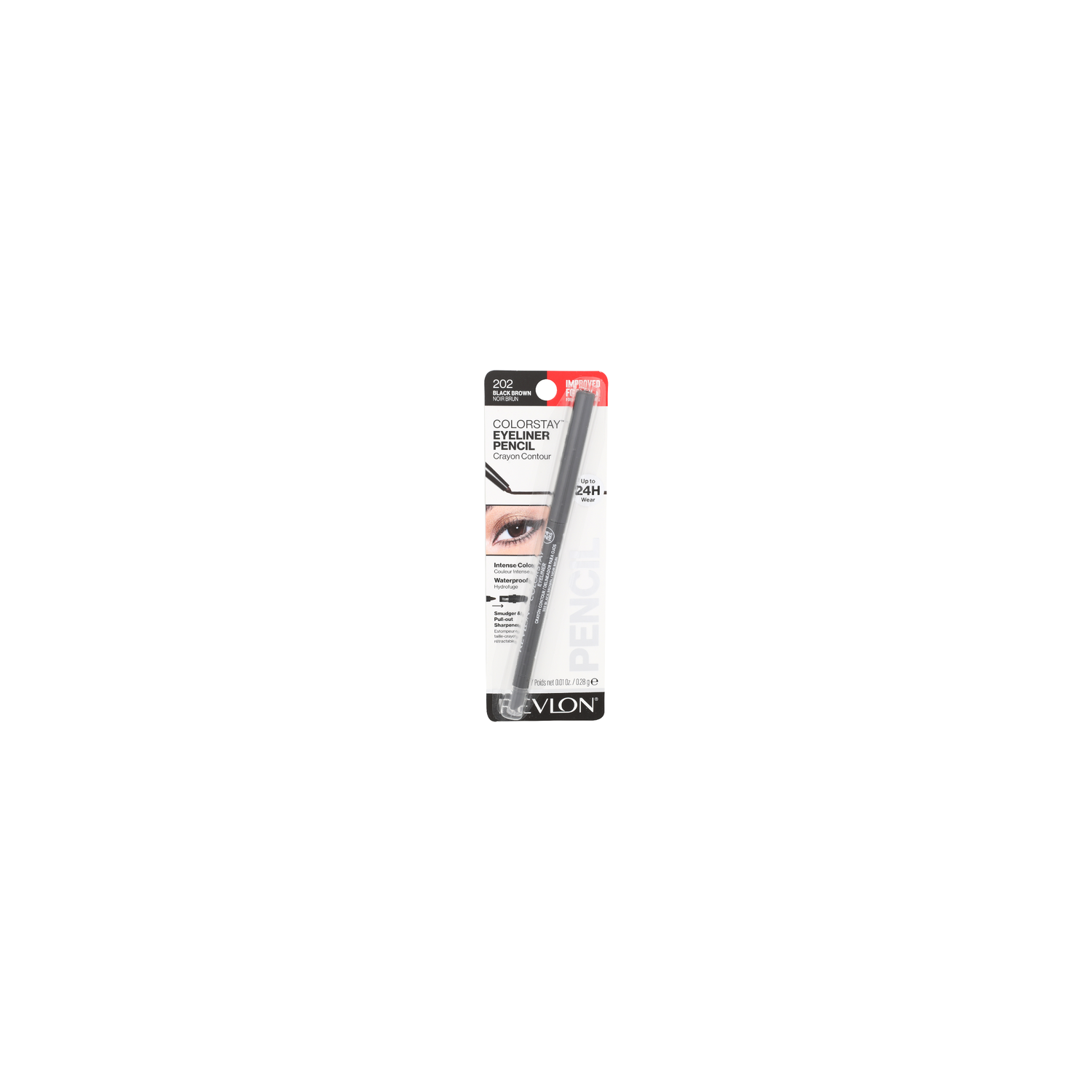 Revlon Colorstay 202 Black Brown Eyeliner Pencil - 0.01 Ounce Image 1 of 3
