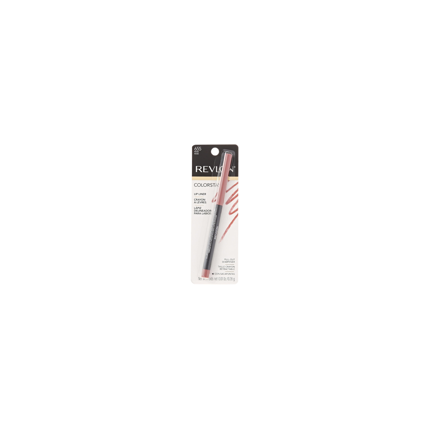 Revlon Rv Colorstay Lipliner 655 Rose - 0.01 Ounce Image 1 of 2
