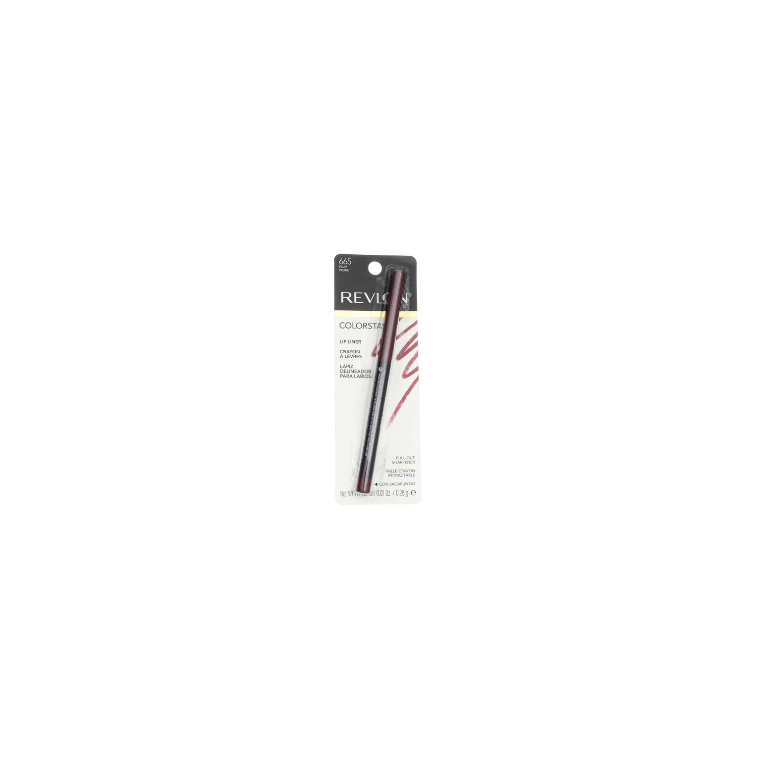 Revlon Rv Colorstay Lipliner 665 Plum - 0.01 Ounce Image 1 of 2