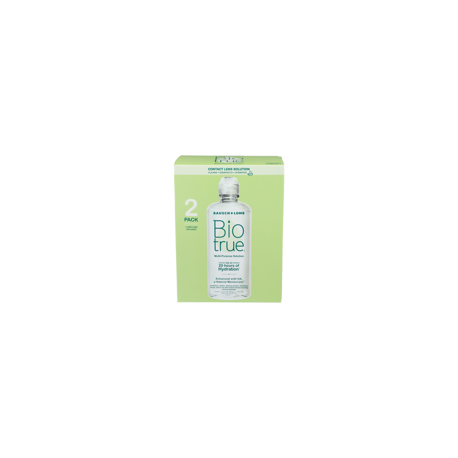 Bausch Lomb Bio True Multi-Purpose Solution - 10 Fluid Ounce - 2 Count Image 1 of 3