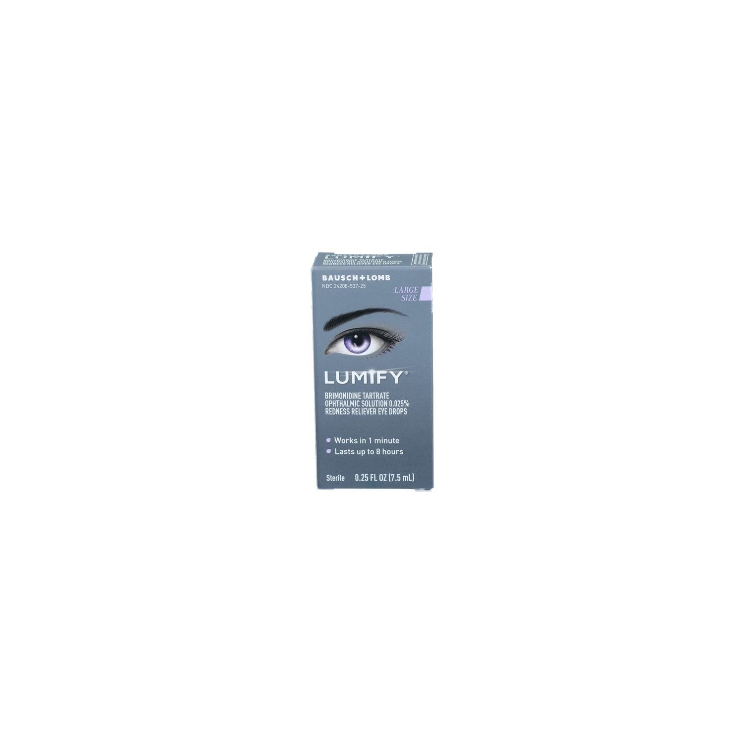 Lumify Large Size Redness Reliever Eye Drops - 0.25 Fluid Ounce Image 1 of 4