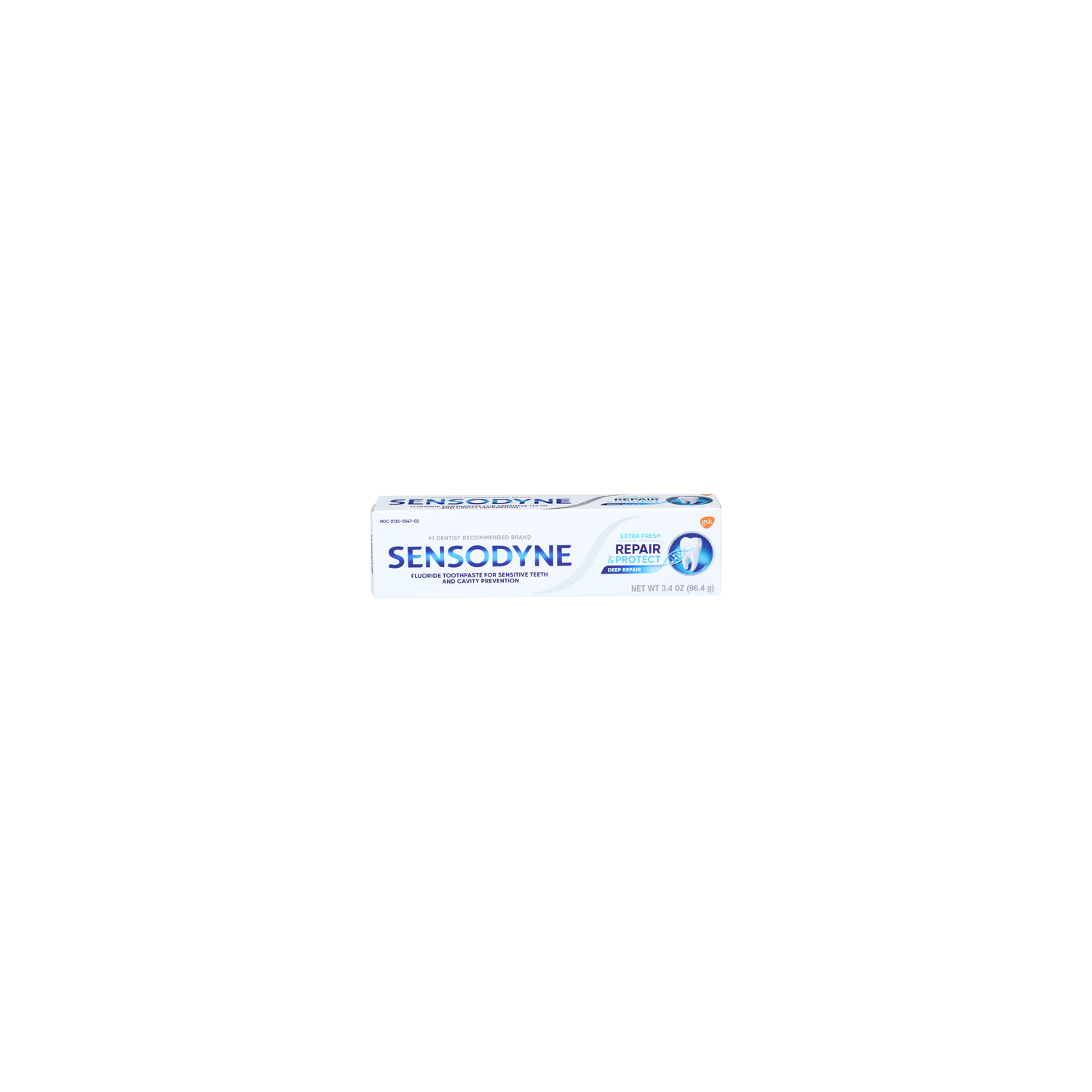 Sensodyne Extra Fresh Repair & Protect Fluoride Toothpaste - 3.4 Ounce Image 1 of 3