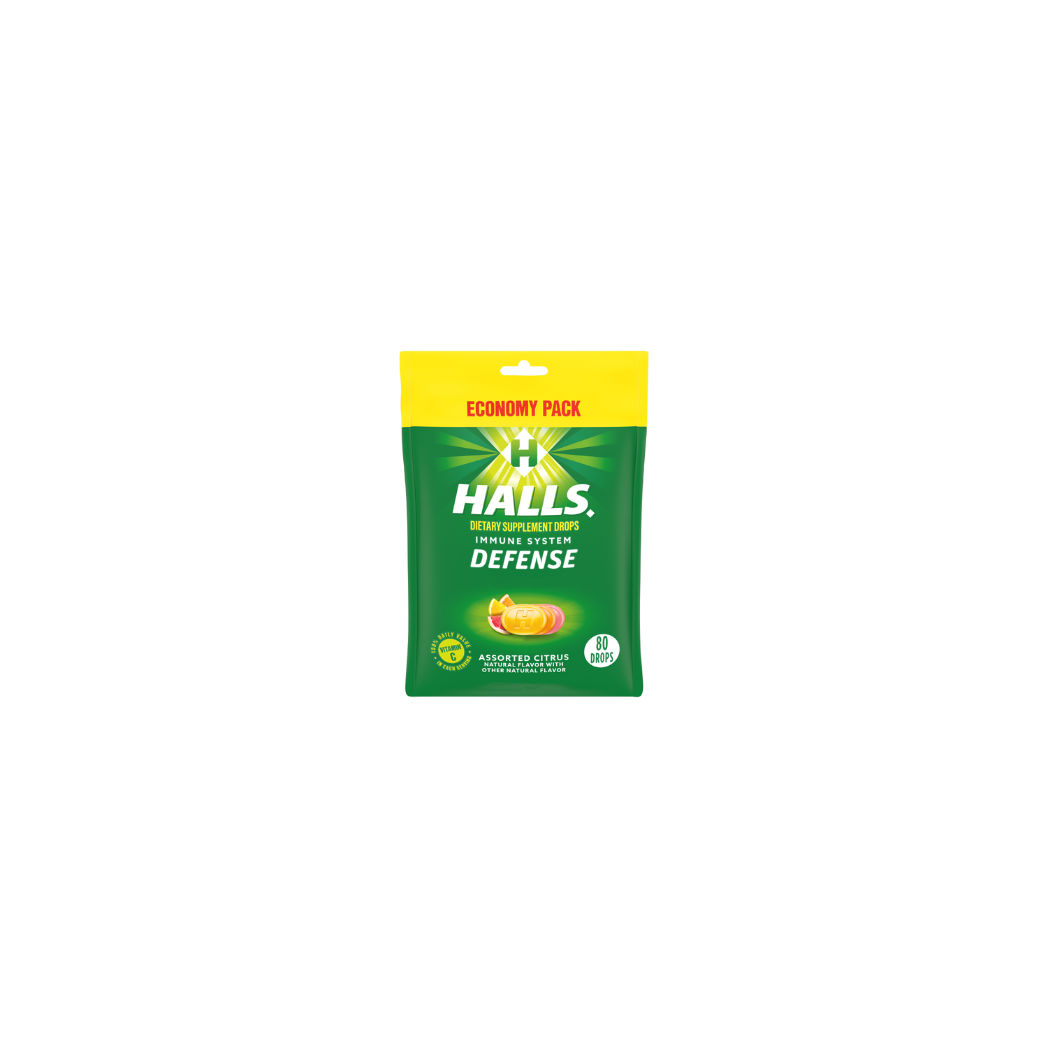 Halls Defense Assorted Citrus Drops - 8.75 Ounce Image 1 of 2