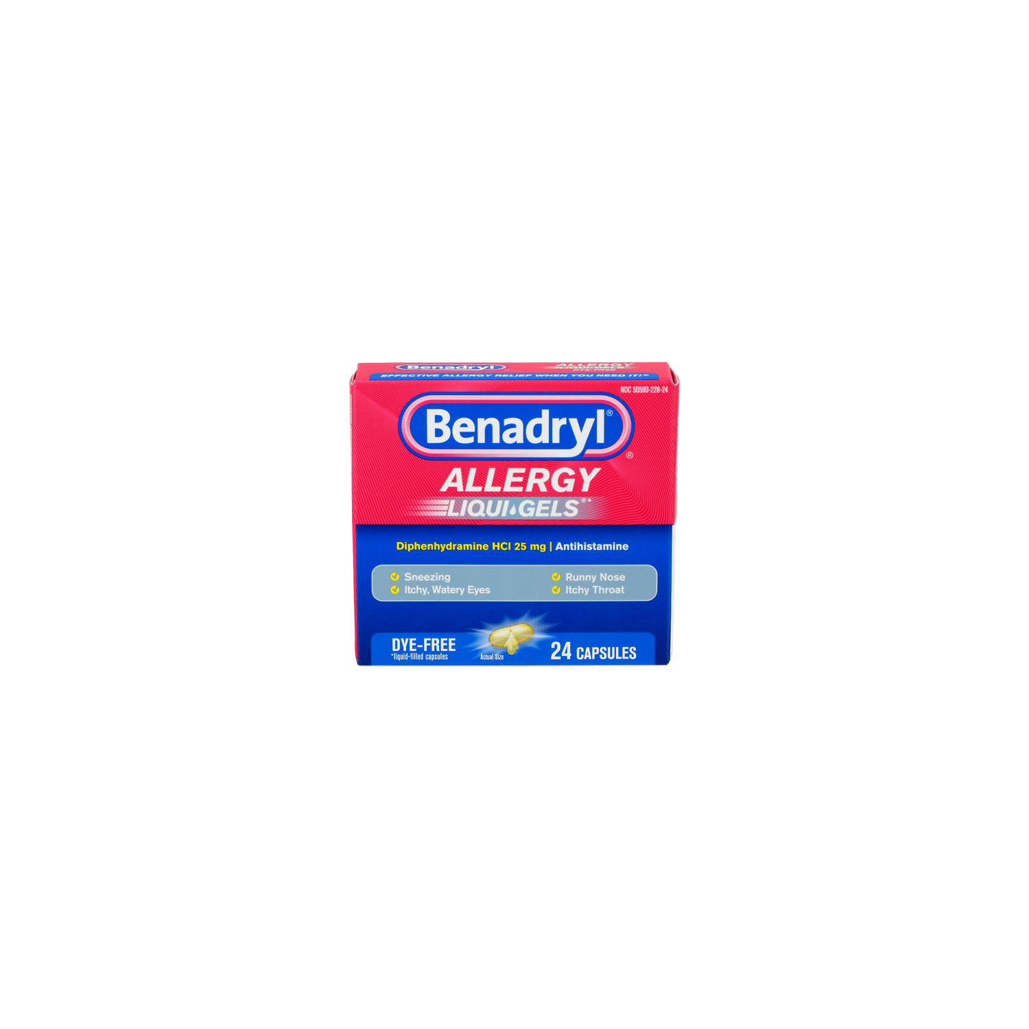 Benadryl Allergy - 24 Count Image 1 of 4