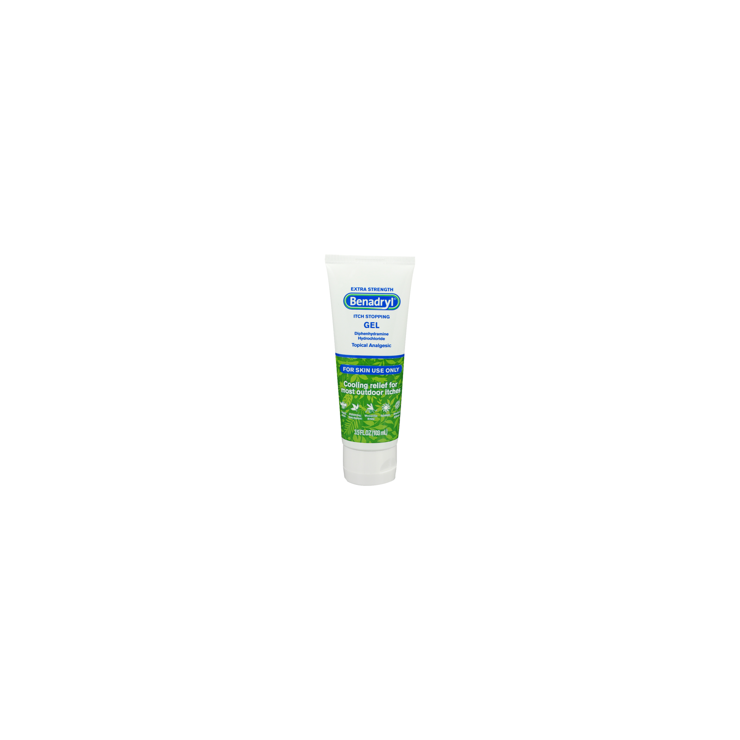 Benadryl Extra Strength Itch Stopping Gel - 3.5 Fluid Ounce Image 1 of 2