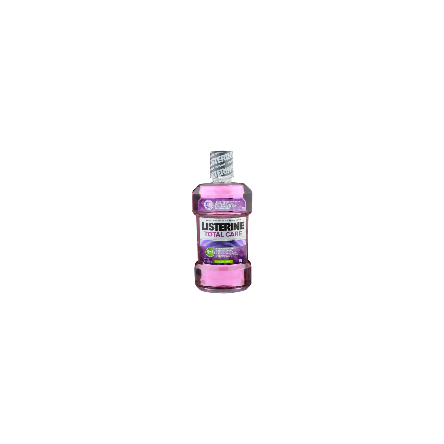 Listerine Fresh Mint Total Care Anticavity Fluoride Mouthwash - 1 Liter Image 1 of 4