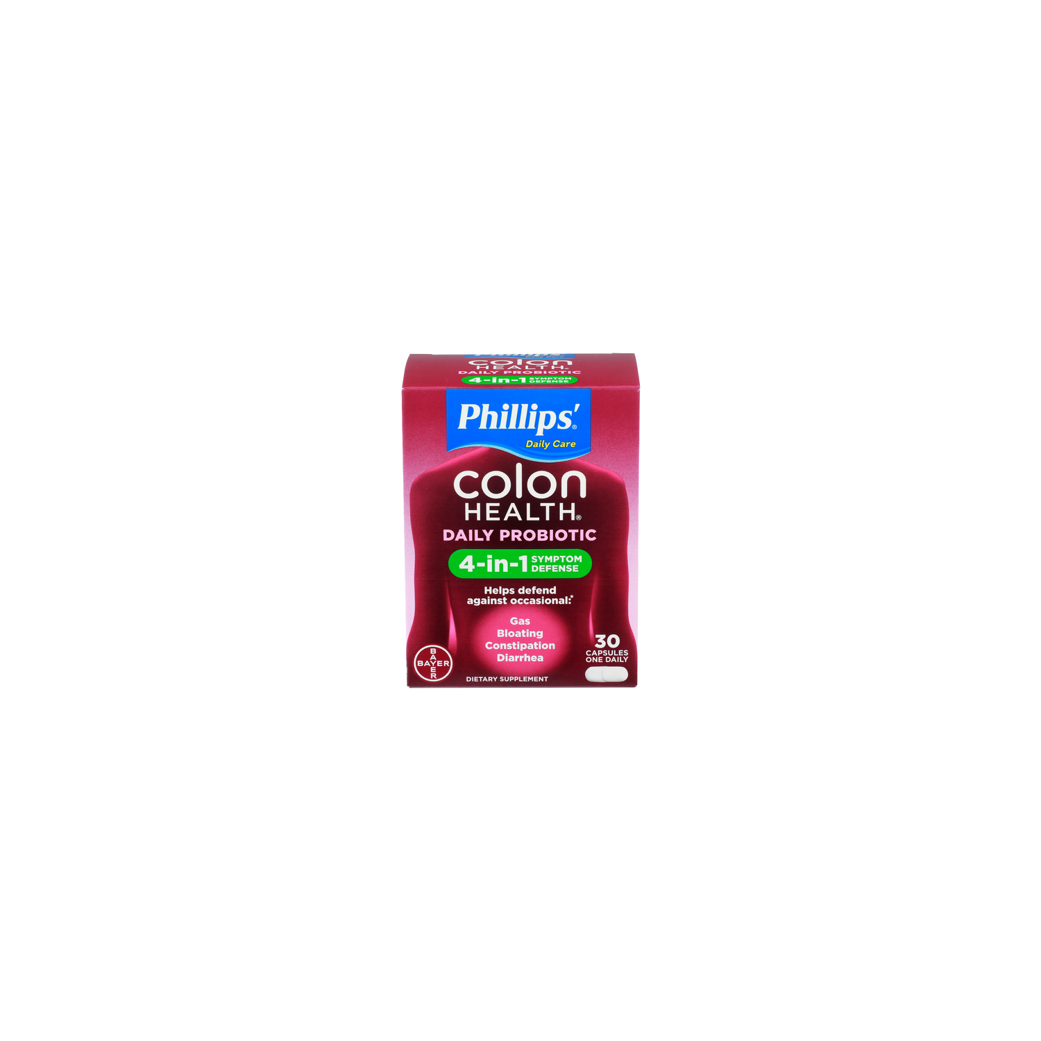 PHILLIPS' Daily Care 4-In-1 Symptom Defense Colon Health - 30 Count Image 1 of 2